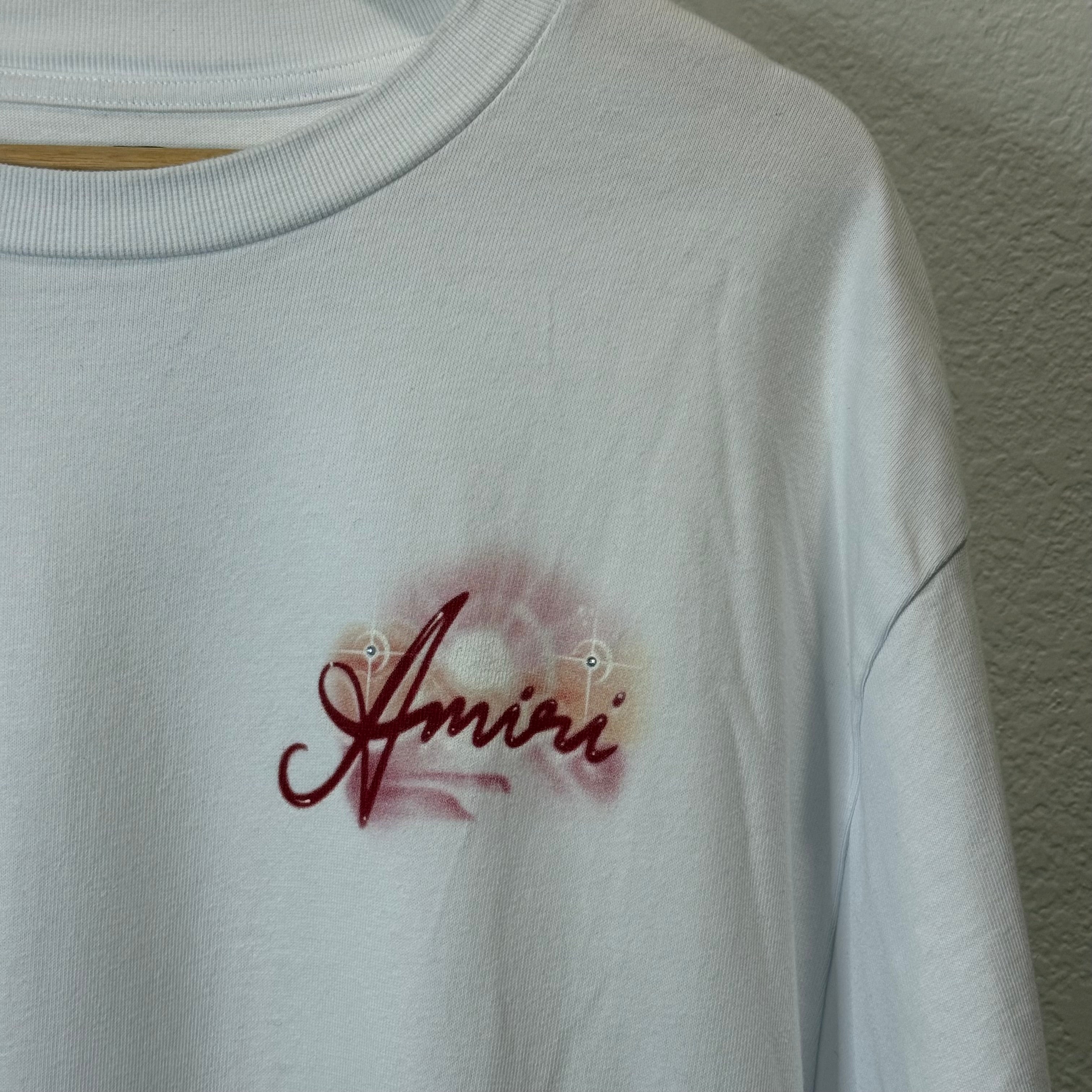 Amiri Airbrush Beach Resort T-Shirt - Size XL