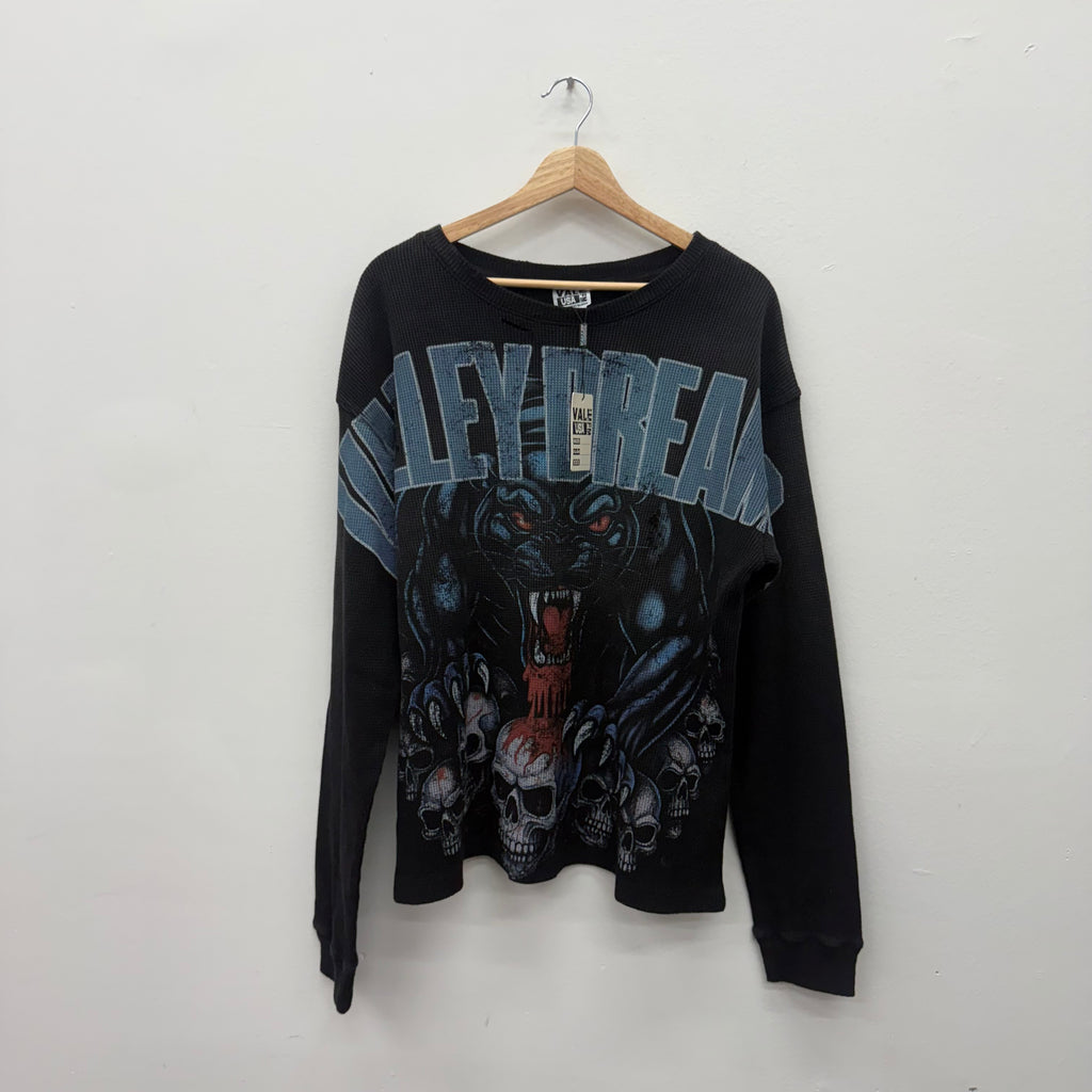 Vale Valley Black Panther Thermal Longsleeve Shirt - Size S