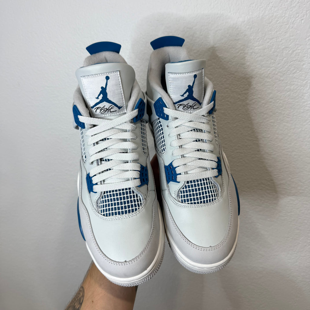 Jordan 4 Retro Military Blue 2024 Sneakers - Size 10.5