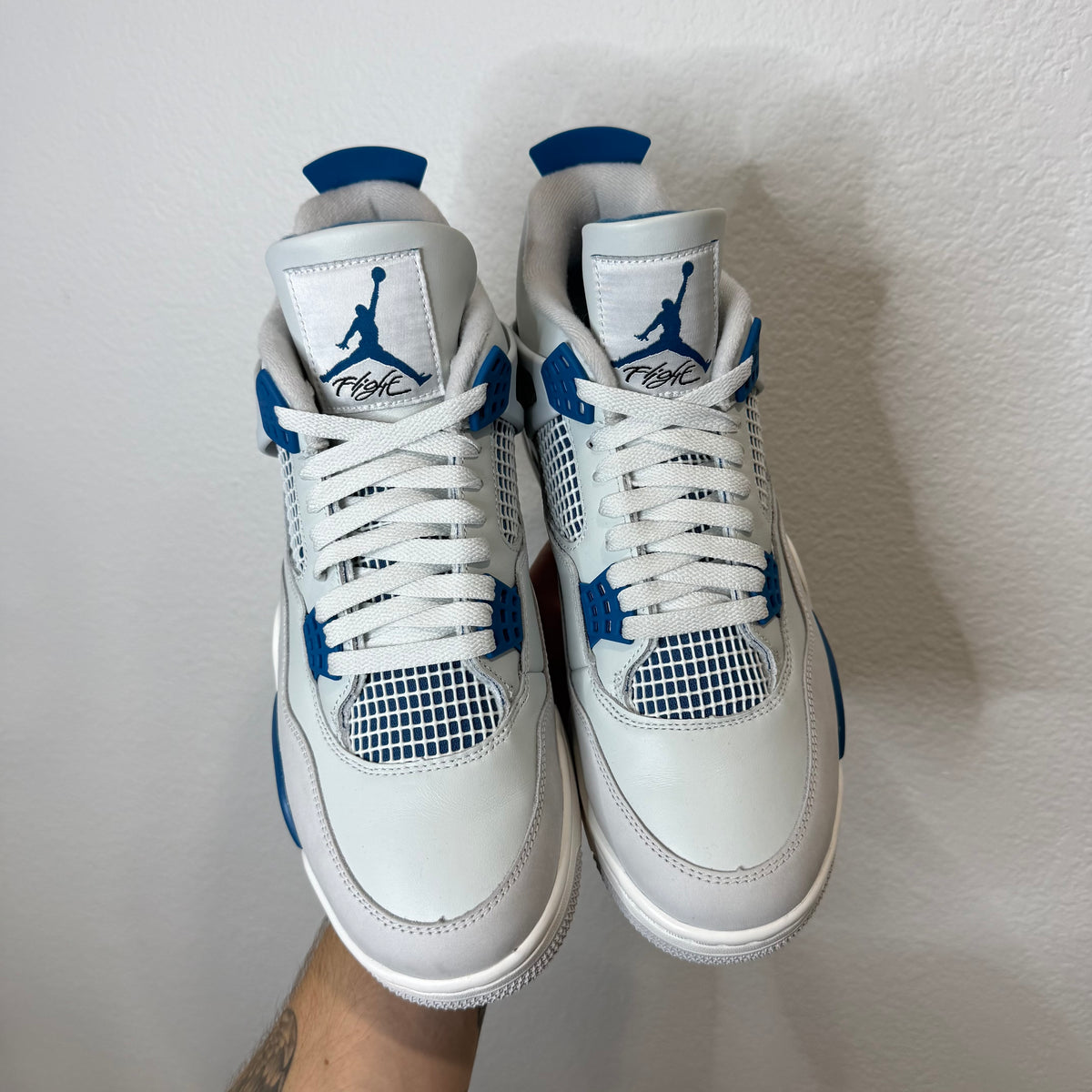 Jordan 4 Retro Military Blue 2024 Sneakers - Size 10.5