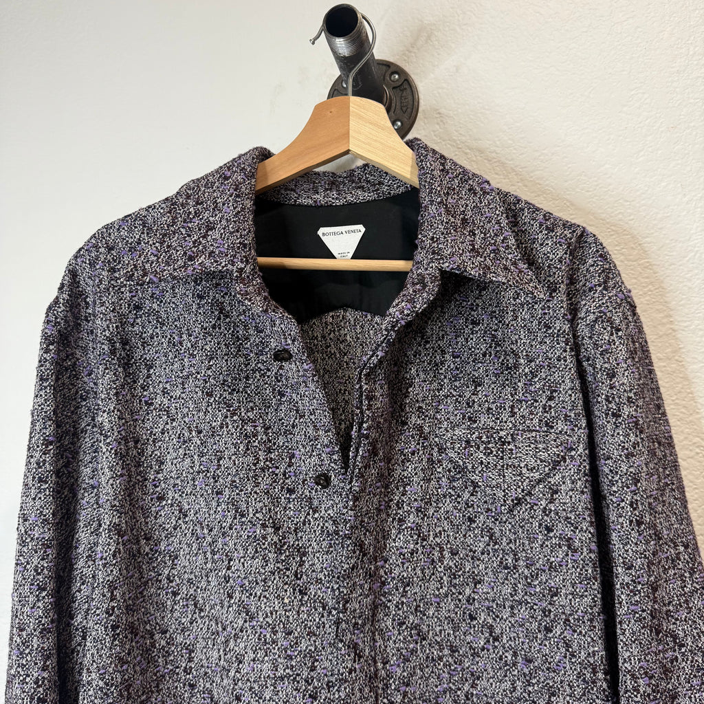 Bottega Veneta Cotton Blend Multicolor Button Up Shirt - Size 52 (L/XL)