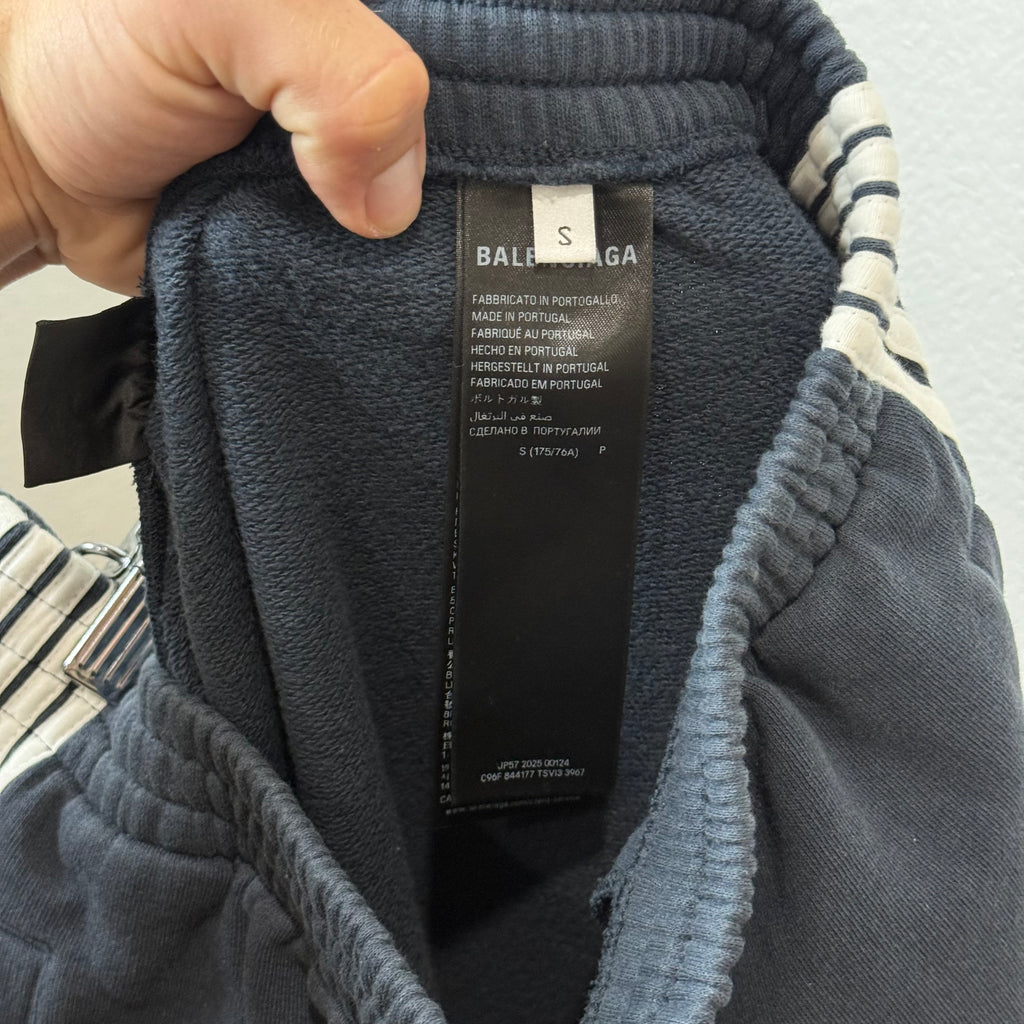 Balenciaga Navy Blue Straight Sweatpants - Size S (30-32)