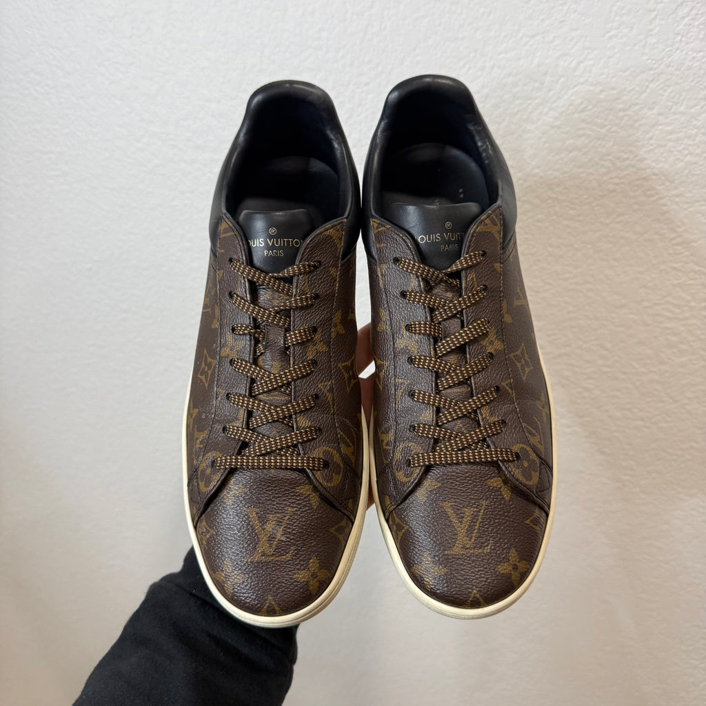 Louis Vuitton Luxembourg Monogram Brown Sneakers - LV Size 8.5 (US 9.5)