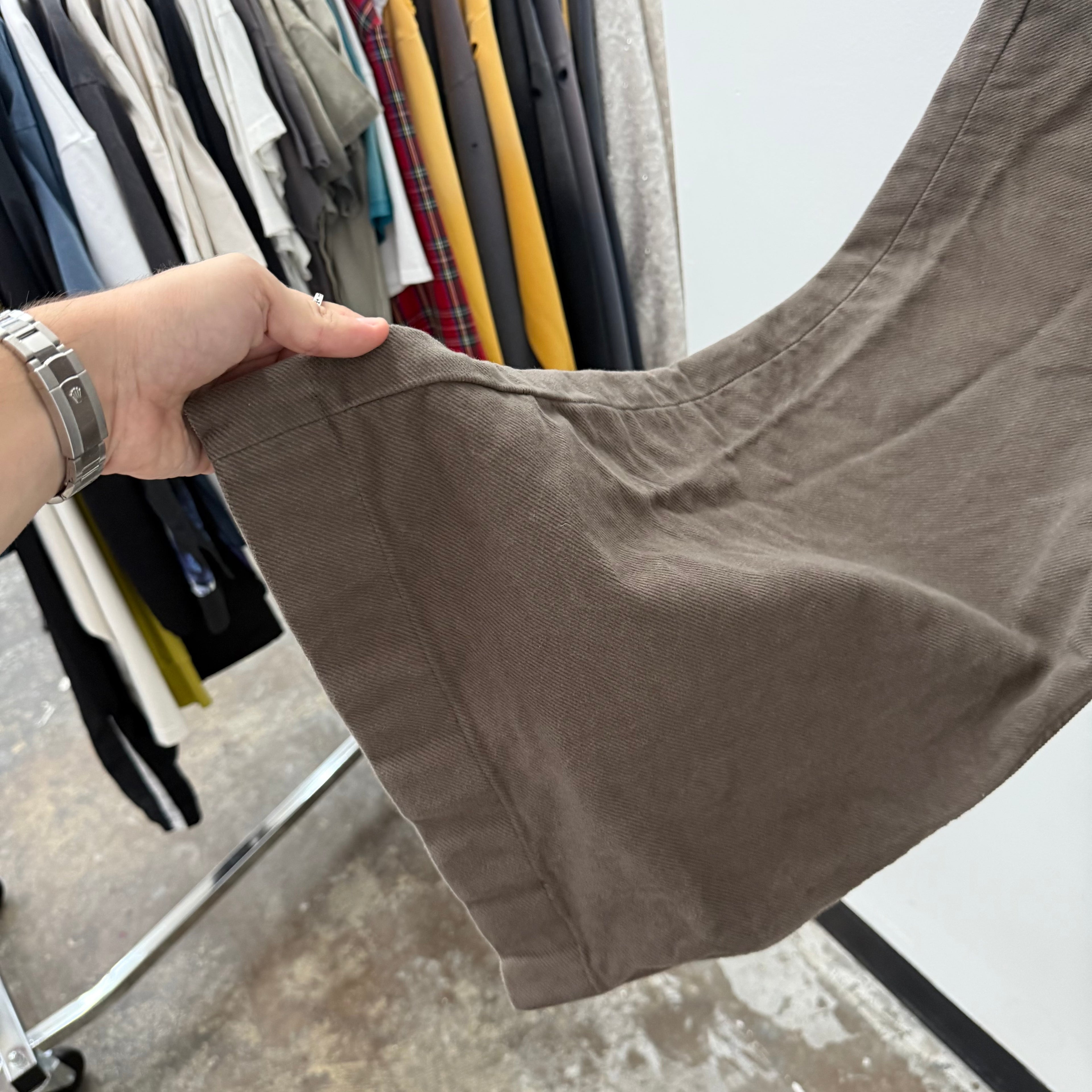 Rick Owens Bolan Bootcut Brown Corduroy Jeans - Size 34