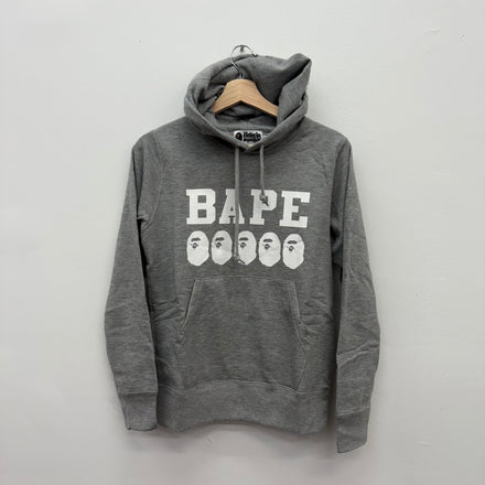 Bape Logo Pullover Hoodie - Size S