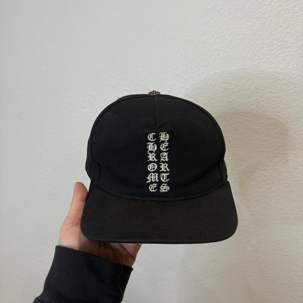 Chrome Hearts Vertical Script Black Hat