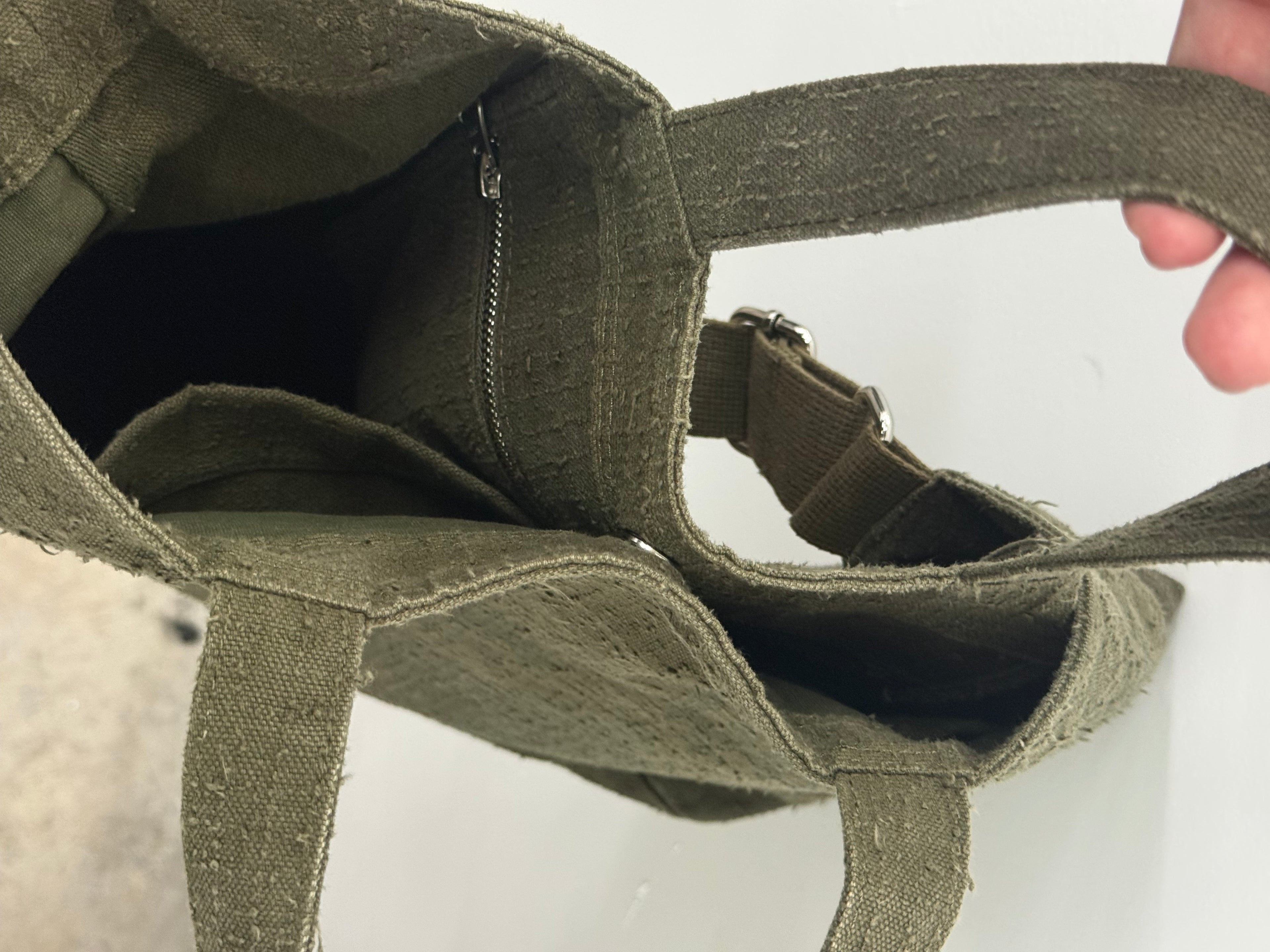 Stussy Green Tote Bag