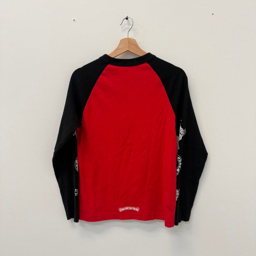 Chrome Hearts Baseball Longsleeve Neck Script - Size M