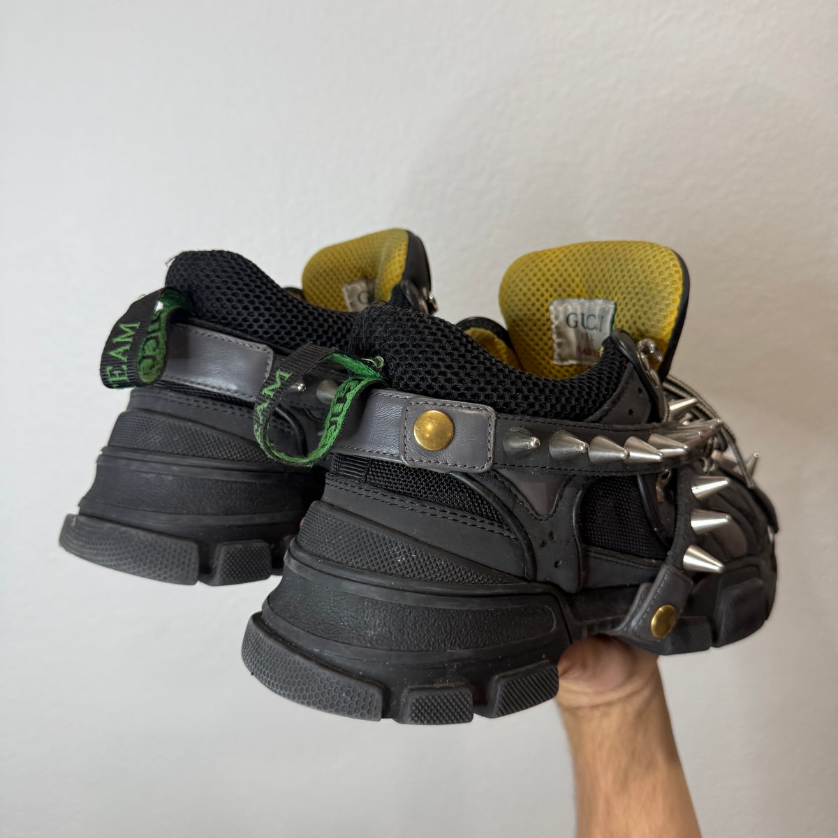 Gucci Spike Flashtrek Sneakers - Size 7