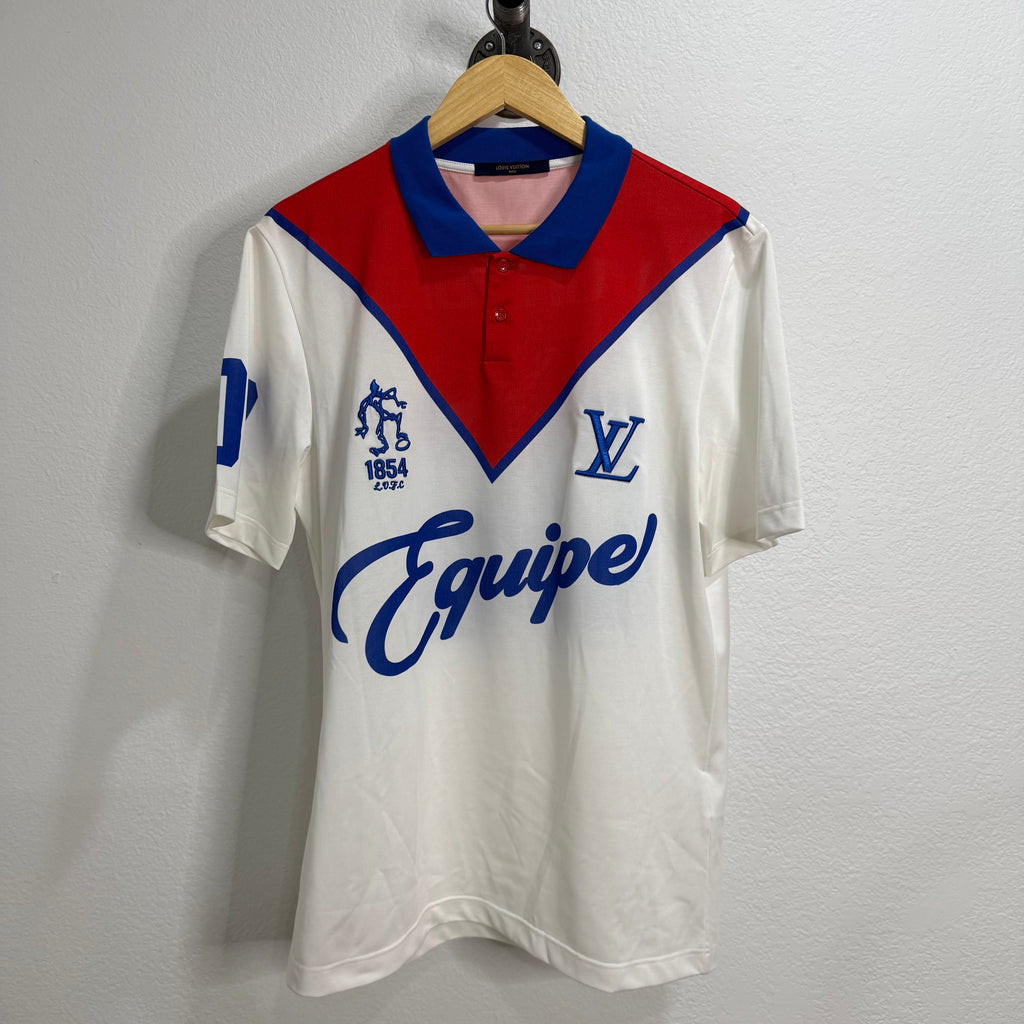 Louis Vuitton Launch the Equipe Soccer Polo Shirt - Size L
