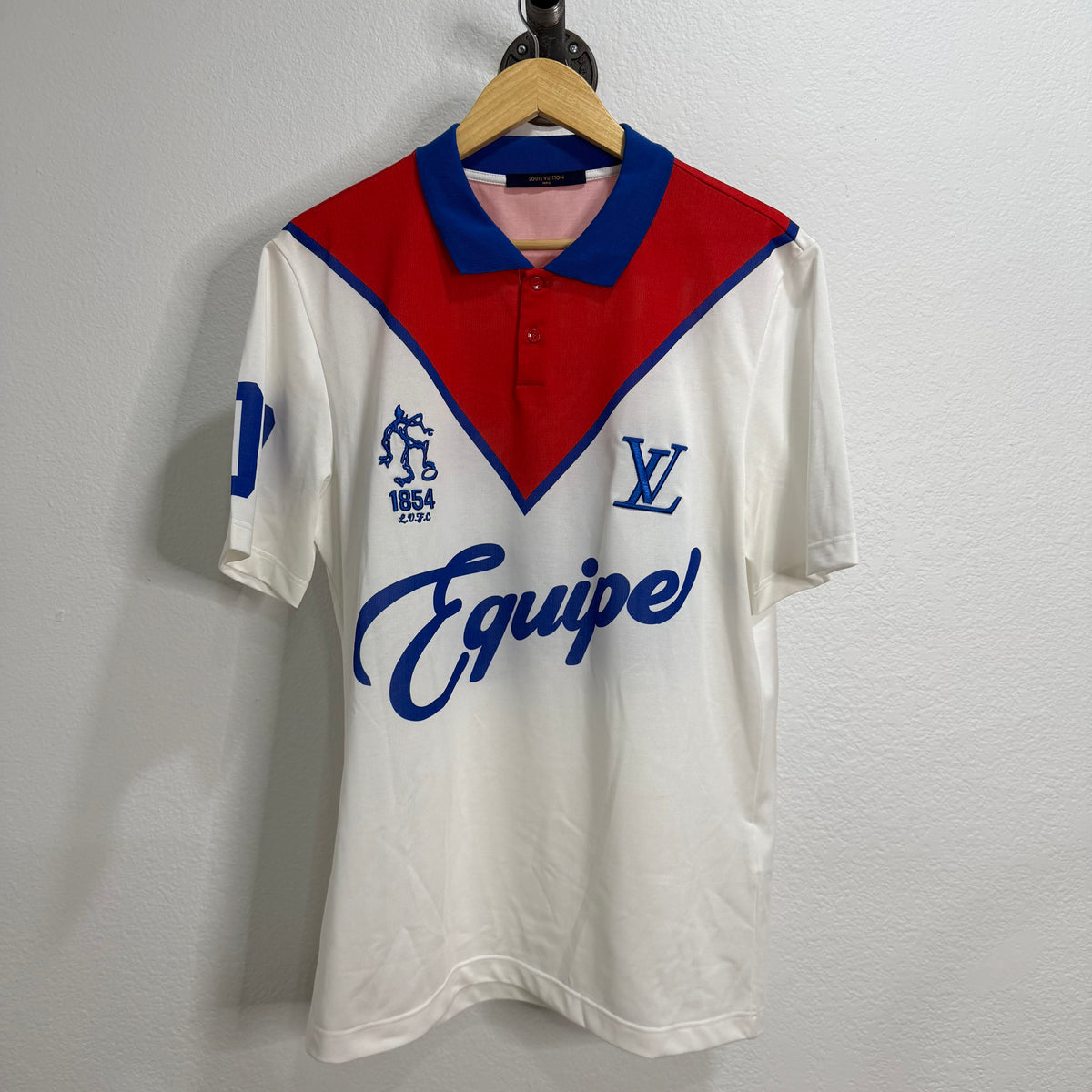 Louis Vuitton Launch the Equipe Soccer Polo Shirt - Size L