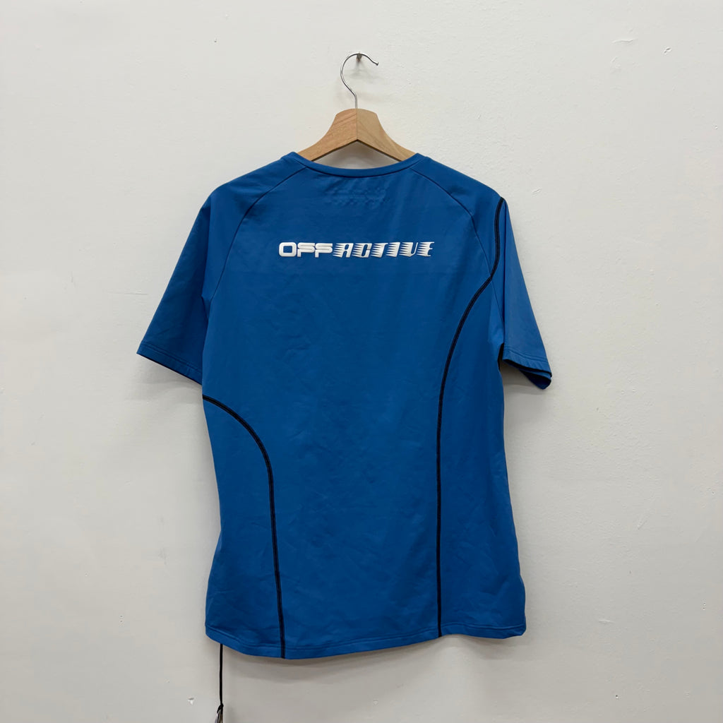Off White Active Wear Blue Shirt - Size XXL