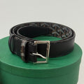 Goyard Brown Black Monogram Belt