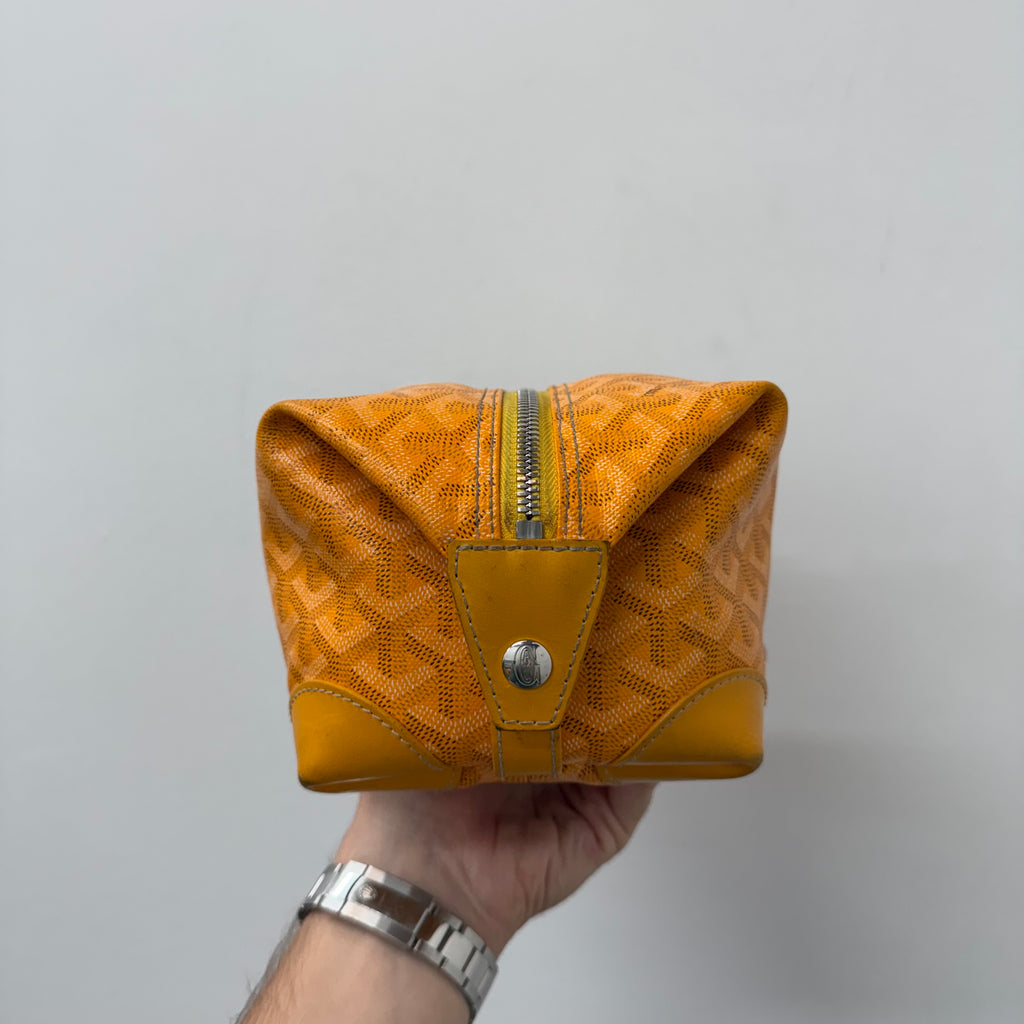 Goyard Boeing 25 Toiletry Bag Yellow