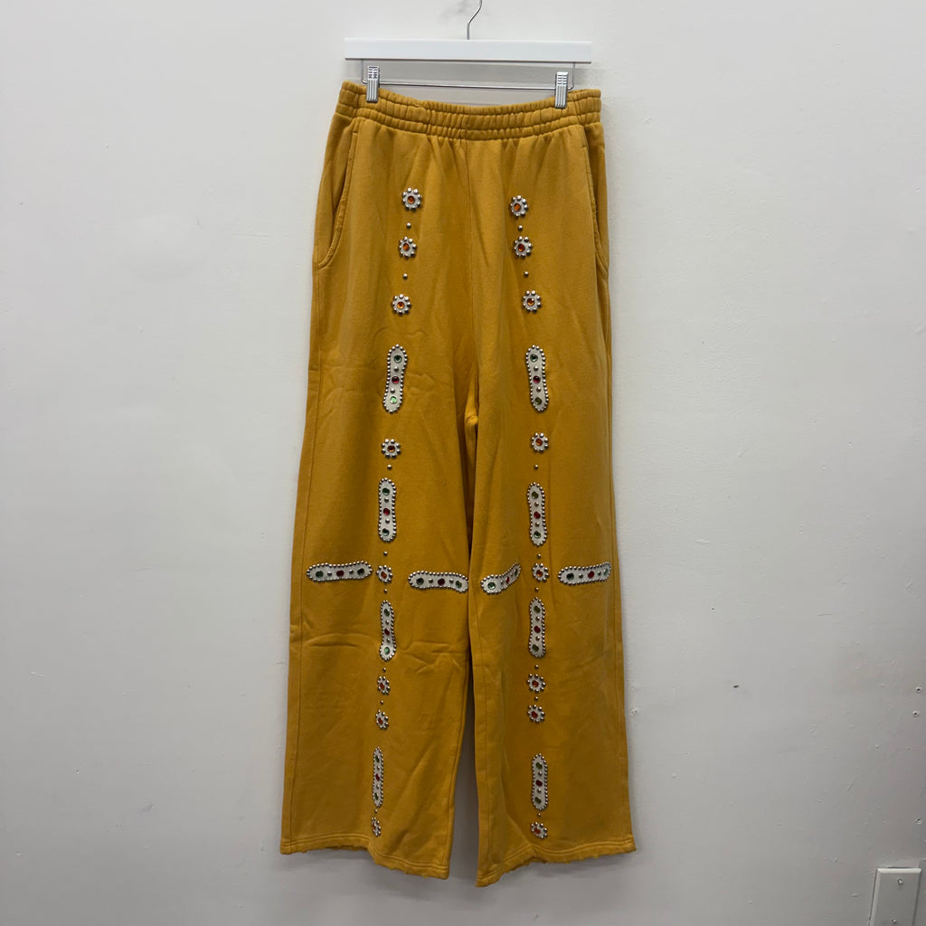 Bravest Studios Sapphire Sweatpants Yellow - Size L/XL