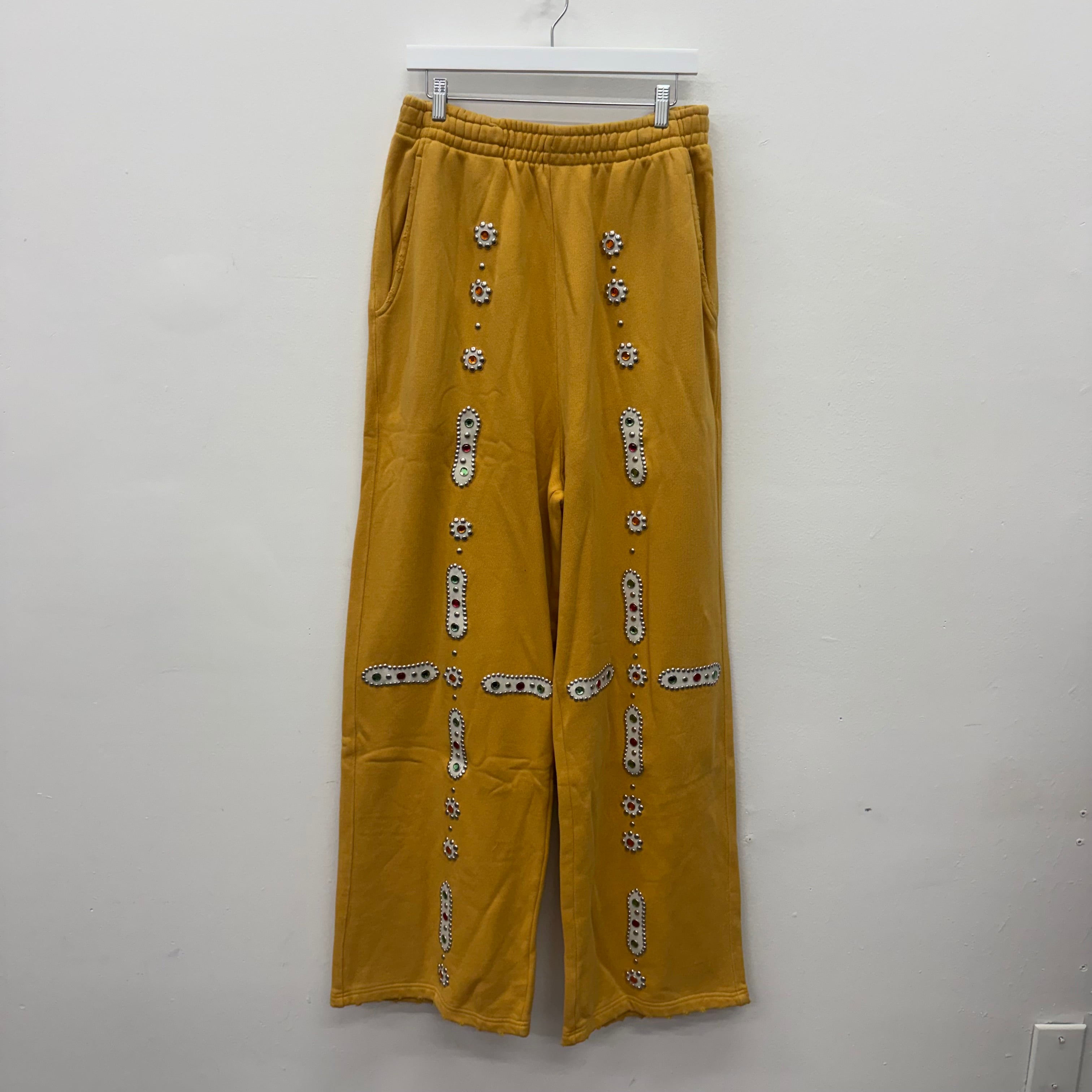 Bravest Studios Sapphire Sweatpants Yellow - Size L/XL