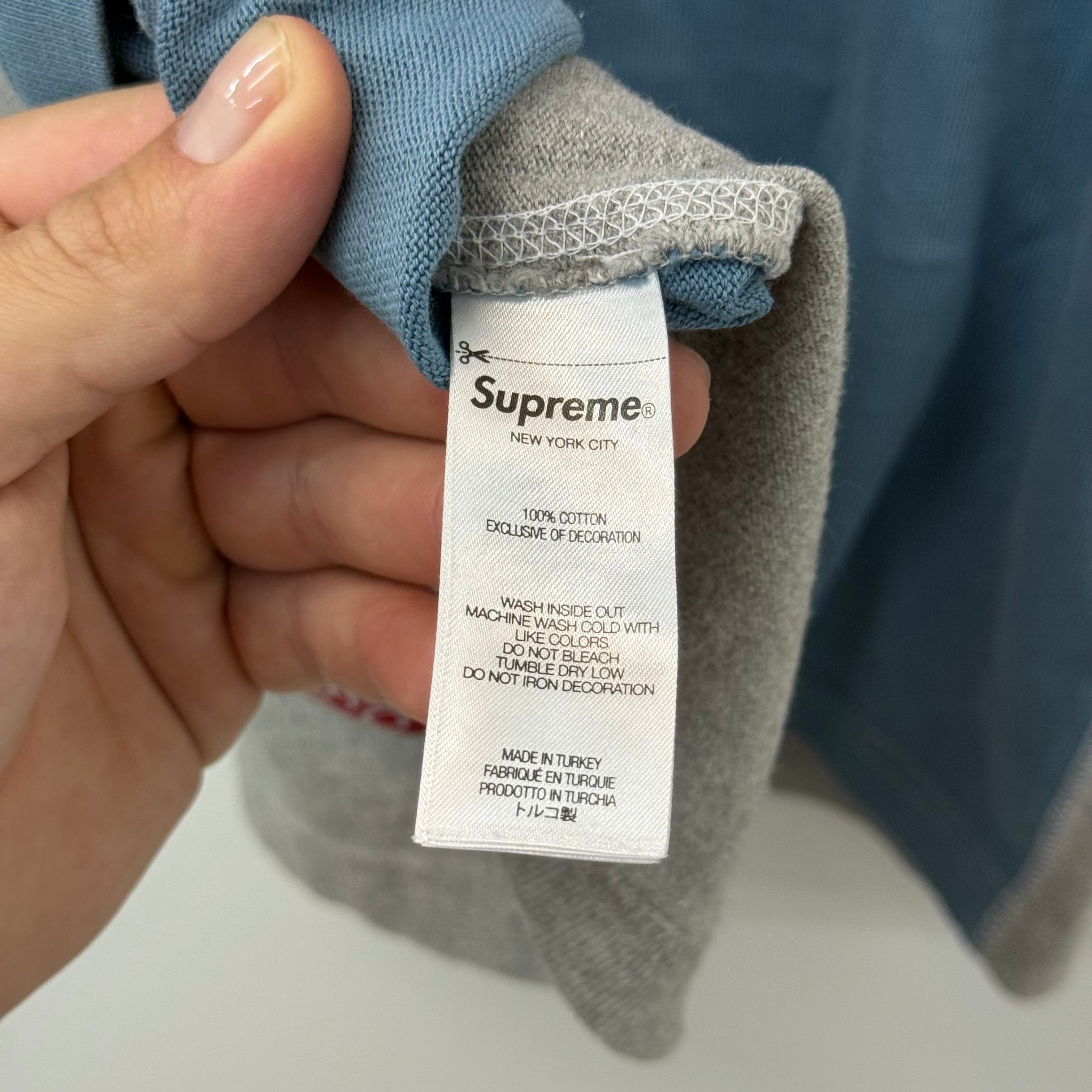 Supreme Split Football Longsleeve Shirt - Size M