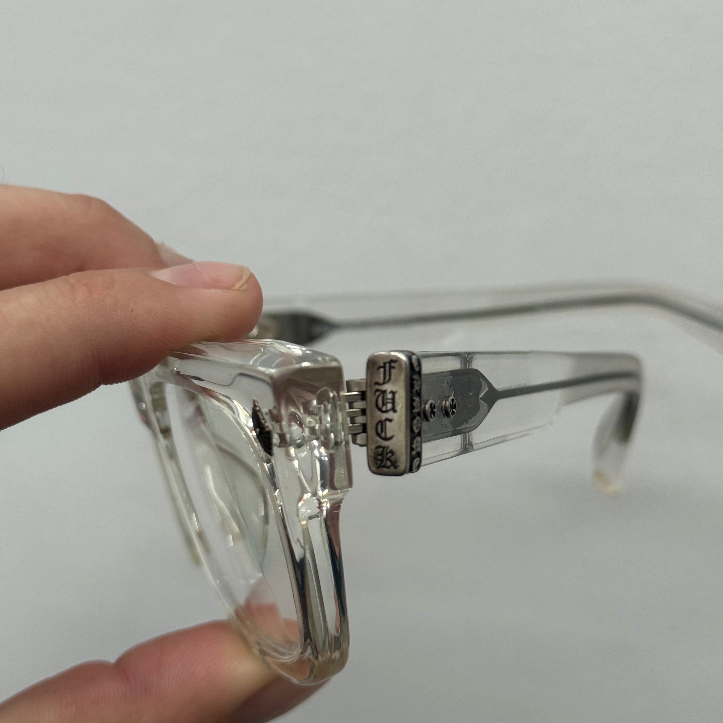 Chrome Hearts Dick Fitzener Clear Glasses