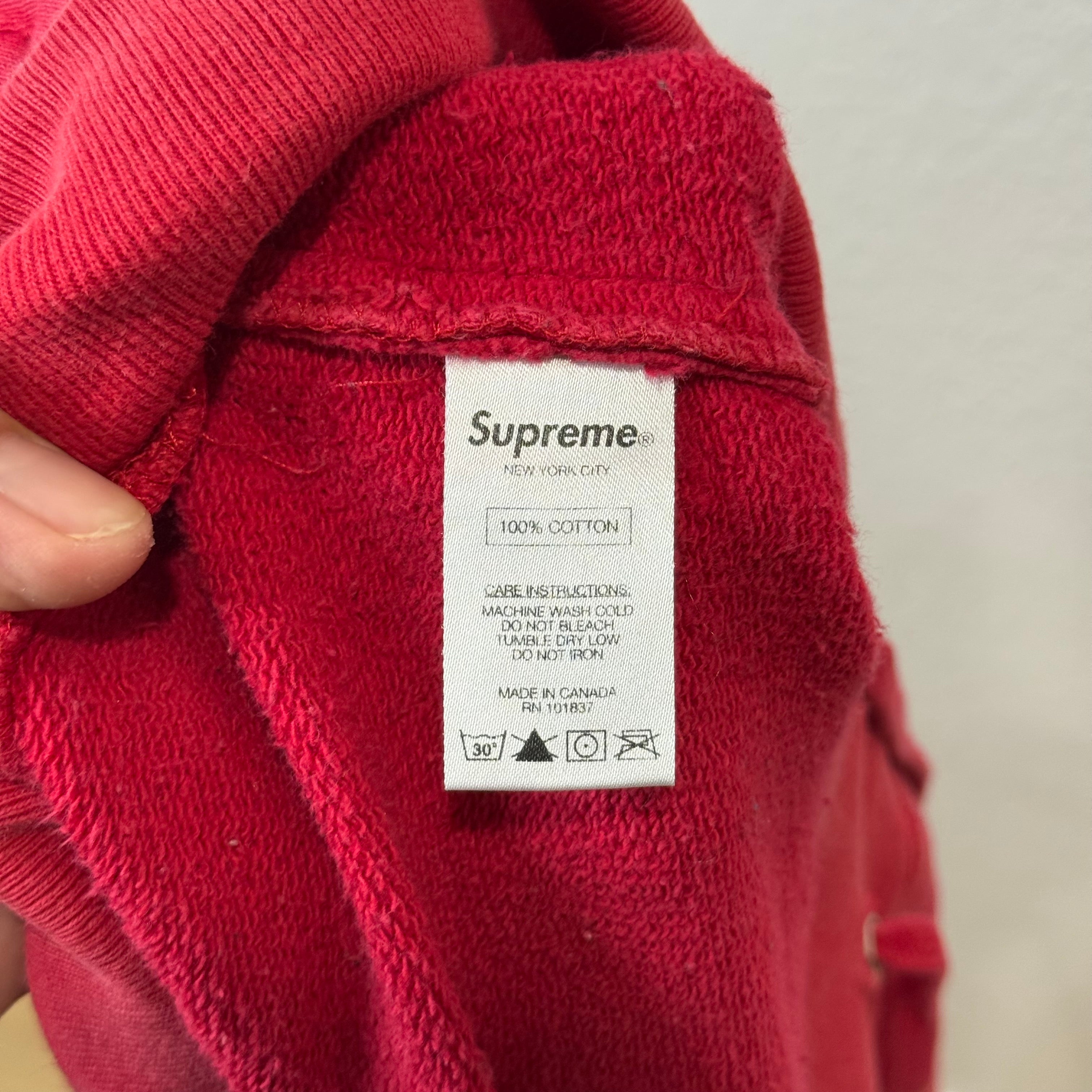 Supreme Red Mini Box Logo Sweatpants - Size M
