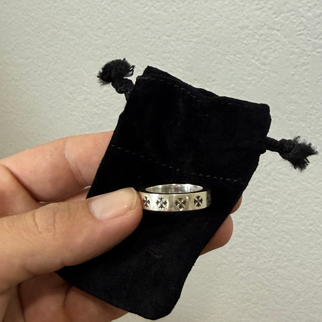 Chrome Hearts Forever Spacer Ring Silver - Size 10