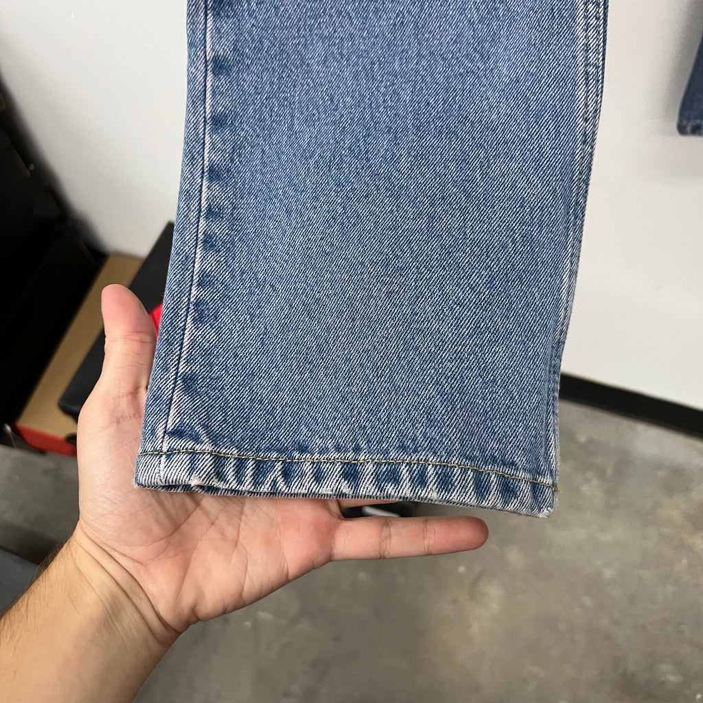 Balenciaga Pink Wash Straight Leg Denim Jeans - Size 31