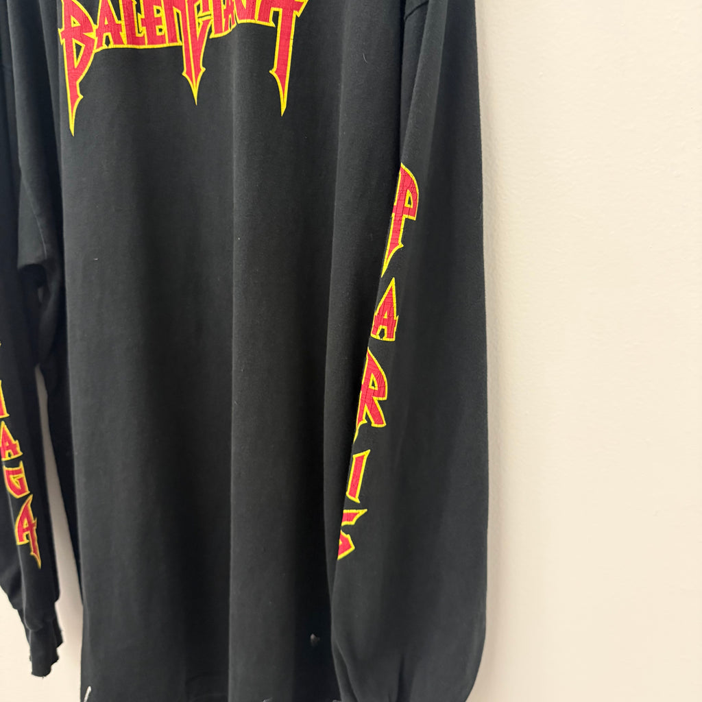 Balenciaga SS23 Metal Longsleeve T-Shirt - Size 2 (XL)