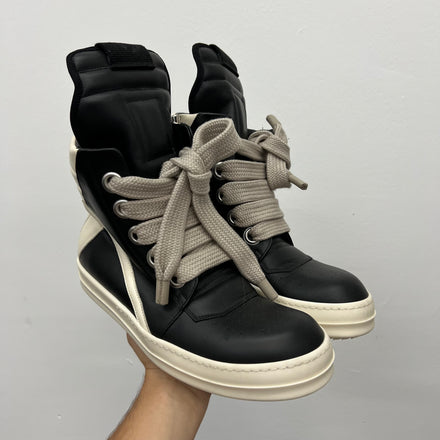 Rick Owens Jumbo Lace Geobasket Sneakers - Size 42 (US 9)