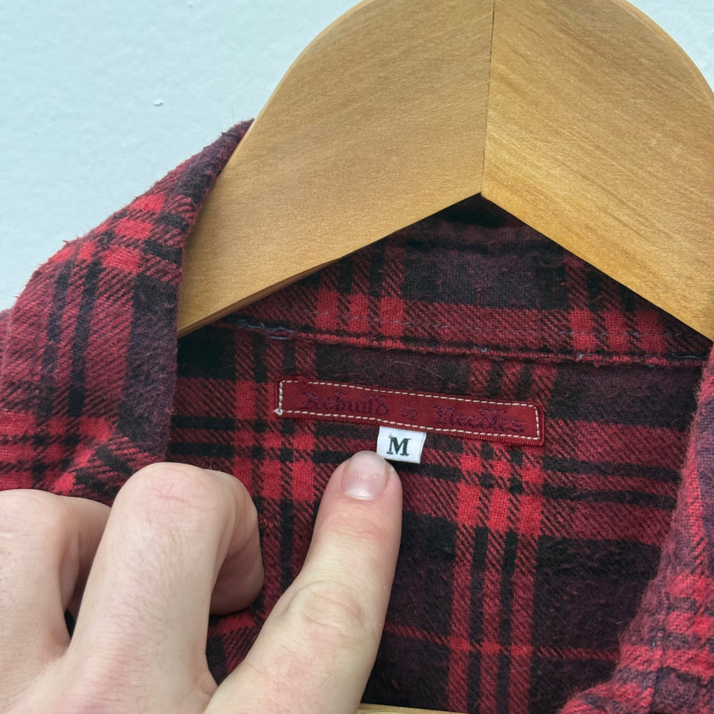 Needles Red Ribbon Flannel Shirt - Size M