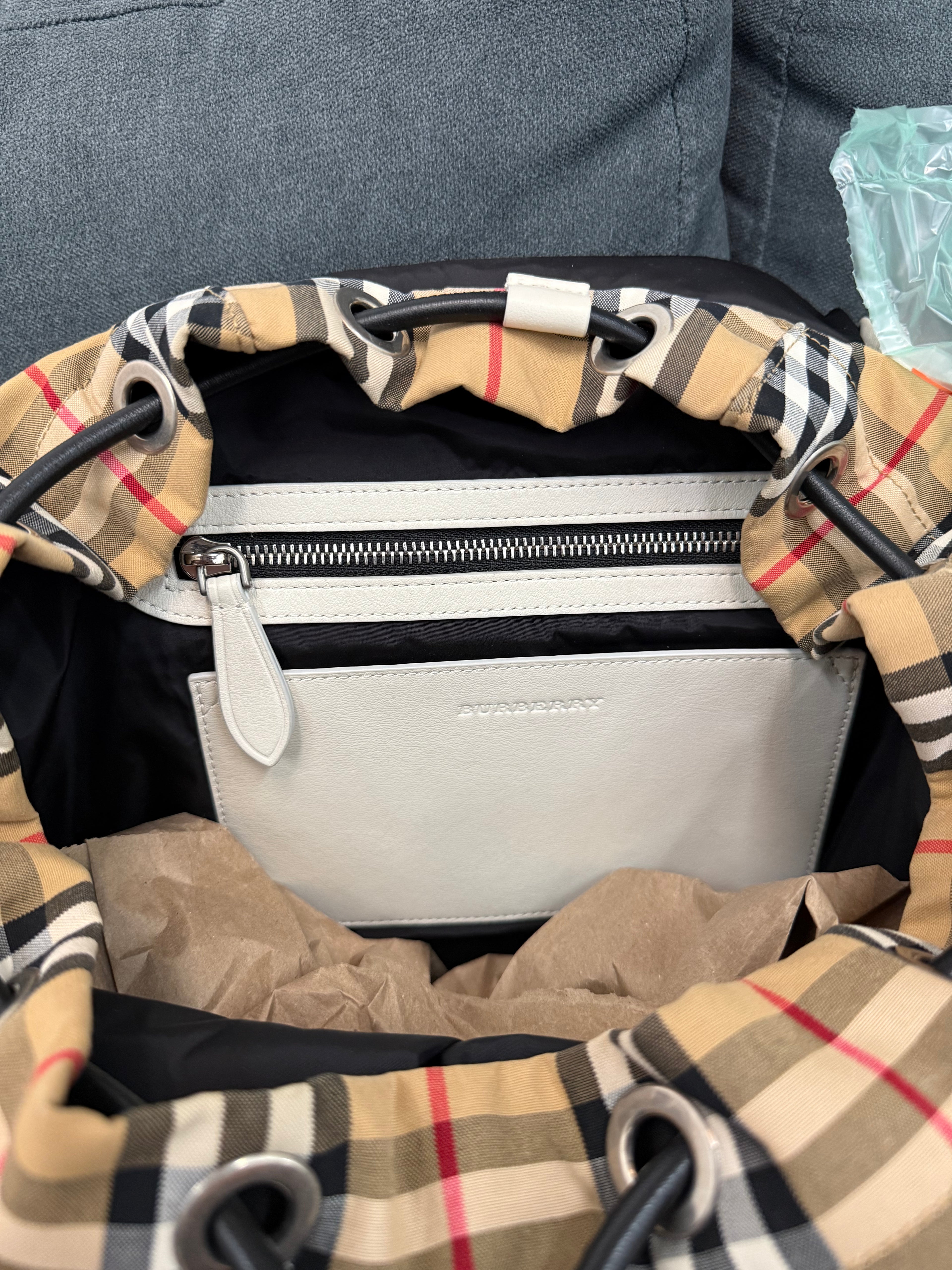 Burberry Rucksack Brown Canvas Backpack