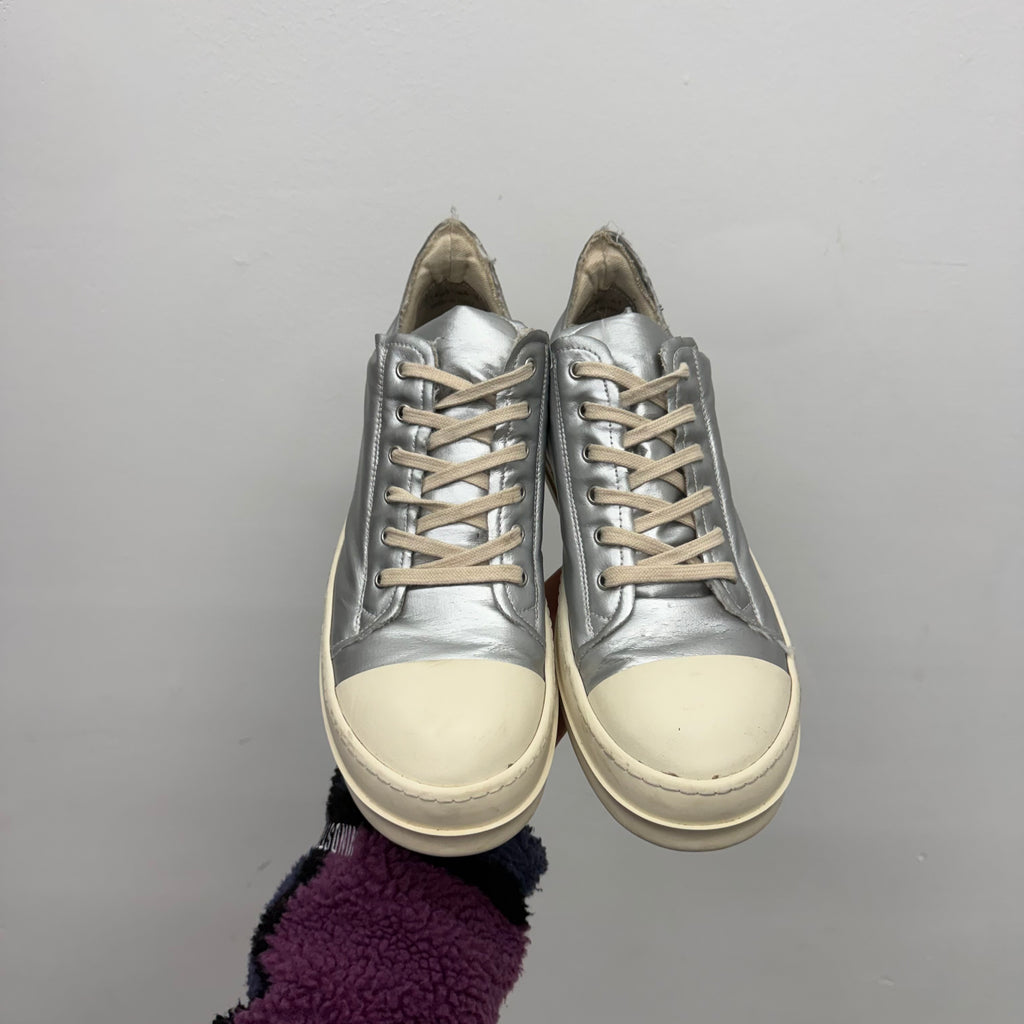 Rick Owens DRKSHDW Silver Ramones - Size 44 (US 11)