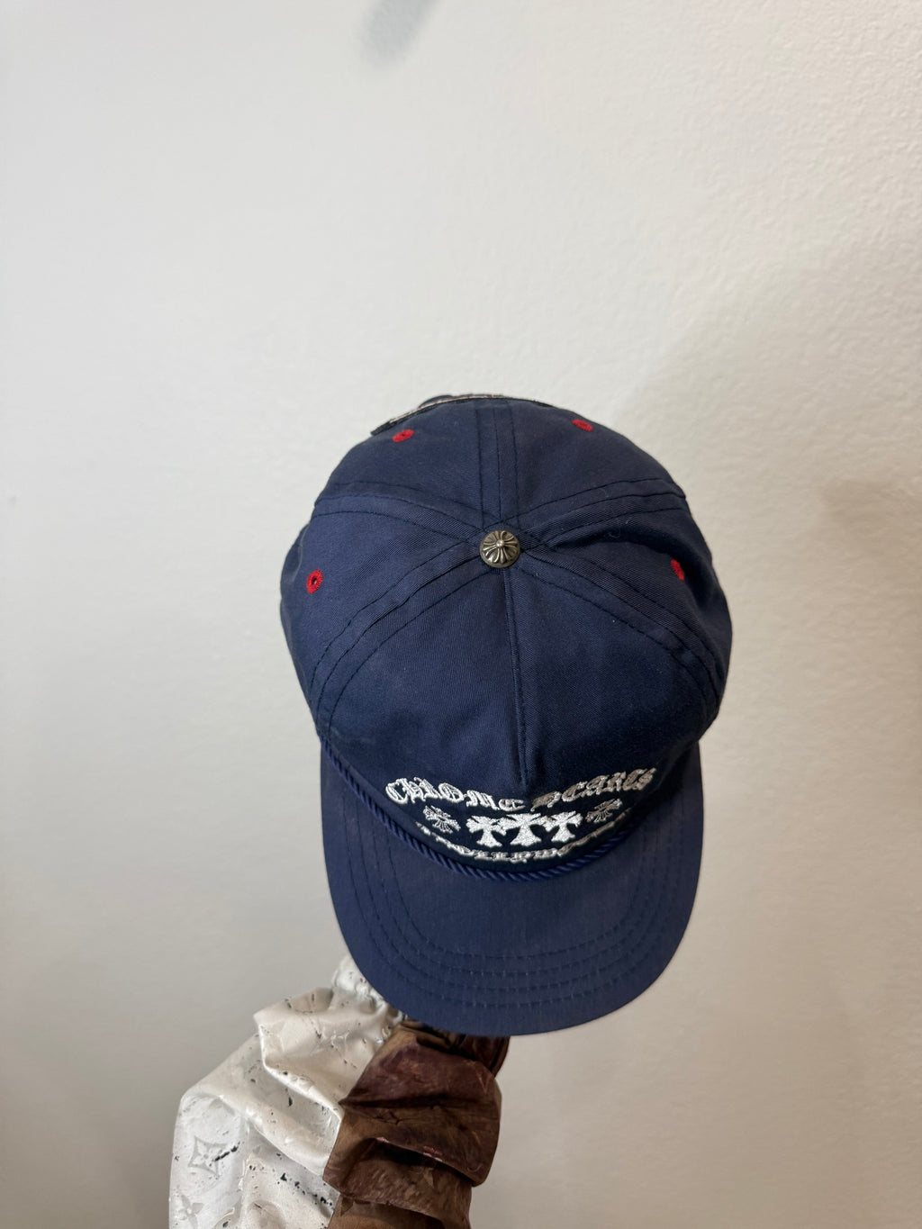 Chrome Hearts Navy Gas Station Trucker Hat