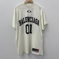Balenciaga 01 Basketball White T-Shirt - Size 1 (L/XL)