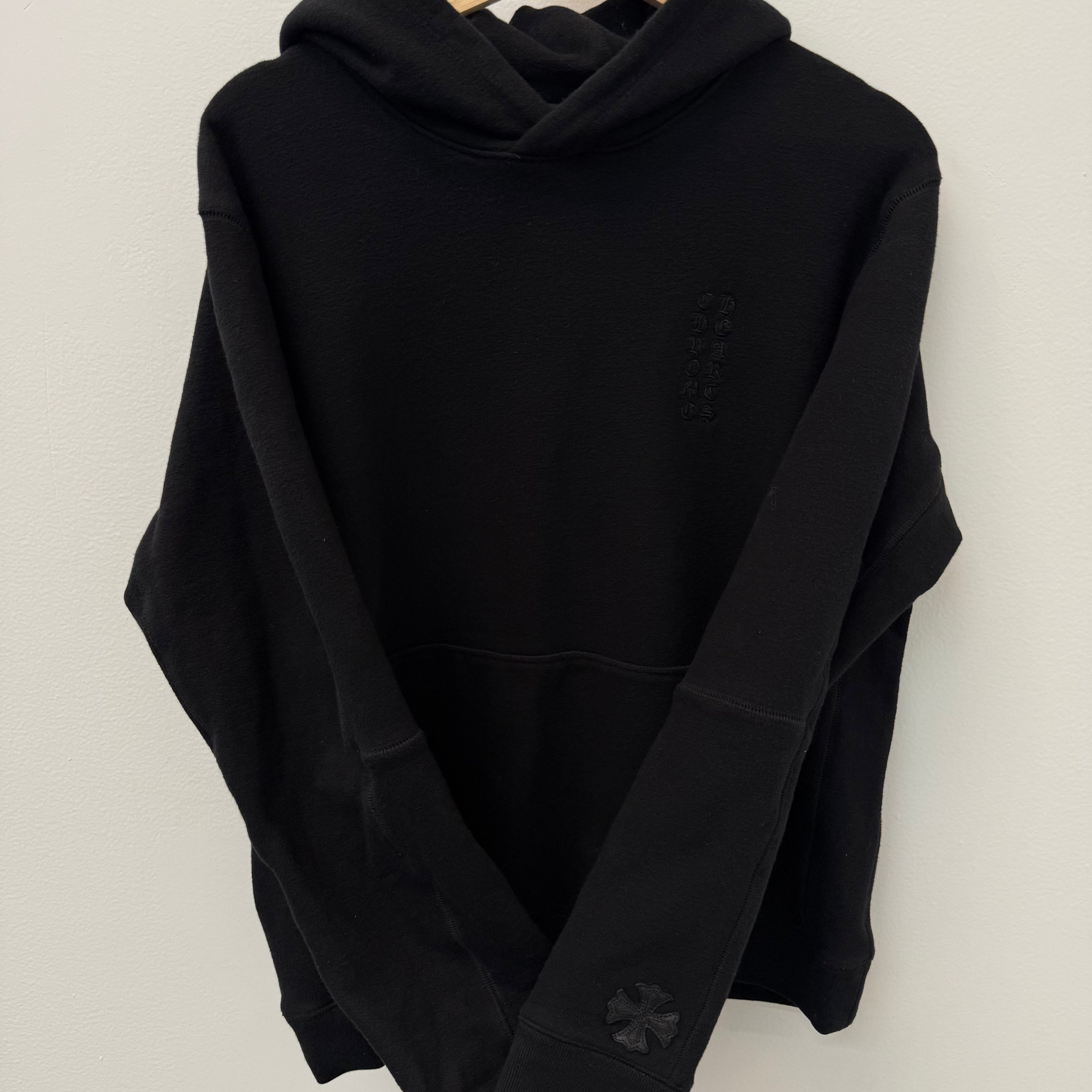 Chrome Hearts Embroidered Logo Plus Patch Hoodie - Size M