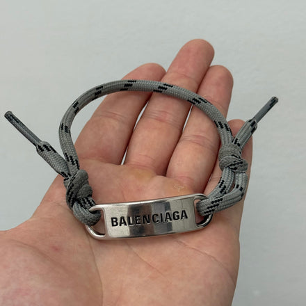 Balenciaga Hand Rope Bracelet Grey