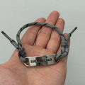 Balenciaga Hand Rope Bracelet Grey