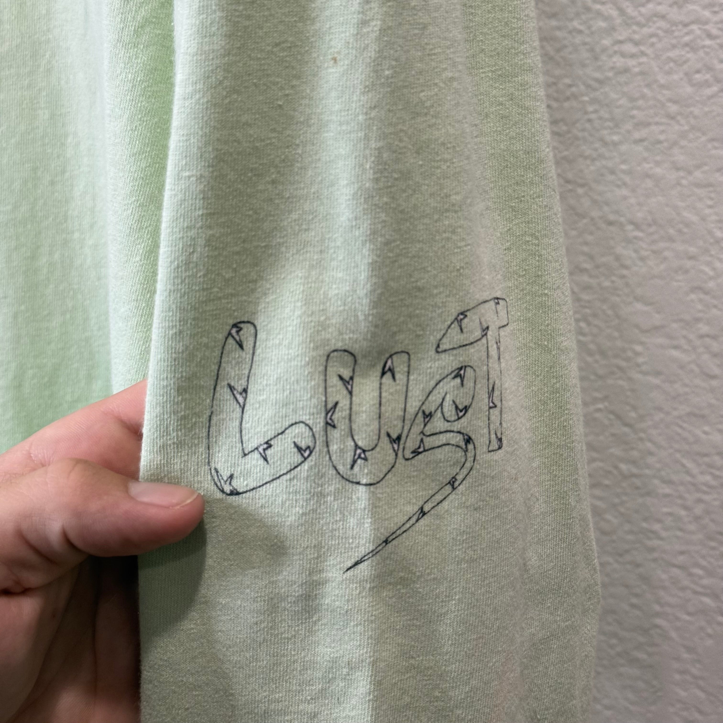 Chrome Hearts Matty Boy Lust Green Longsleeve Shirt - Size XL