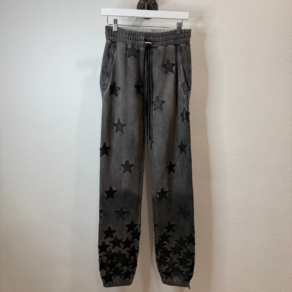 Amiri Chemist Grey Star Patch Sweatpants - Size S