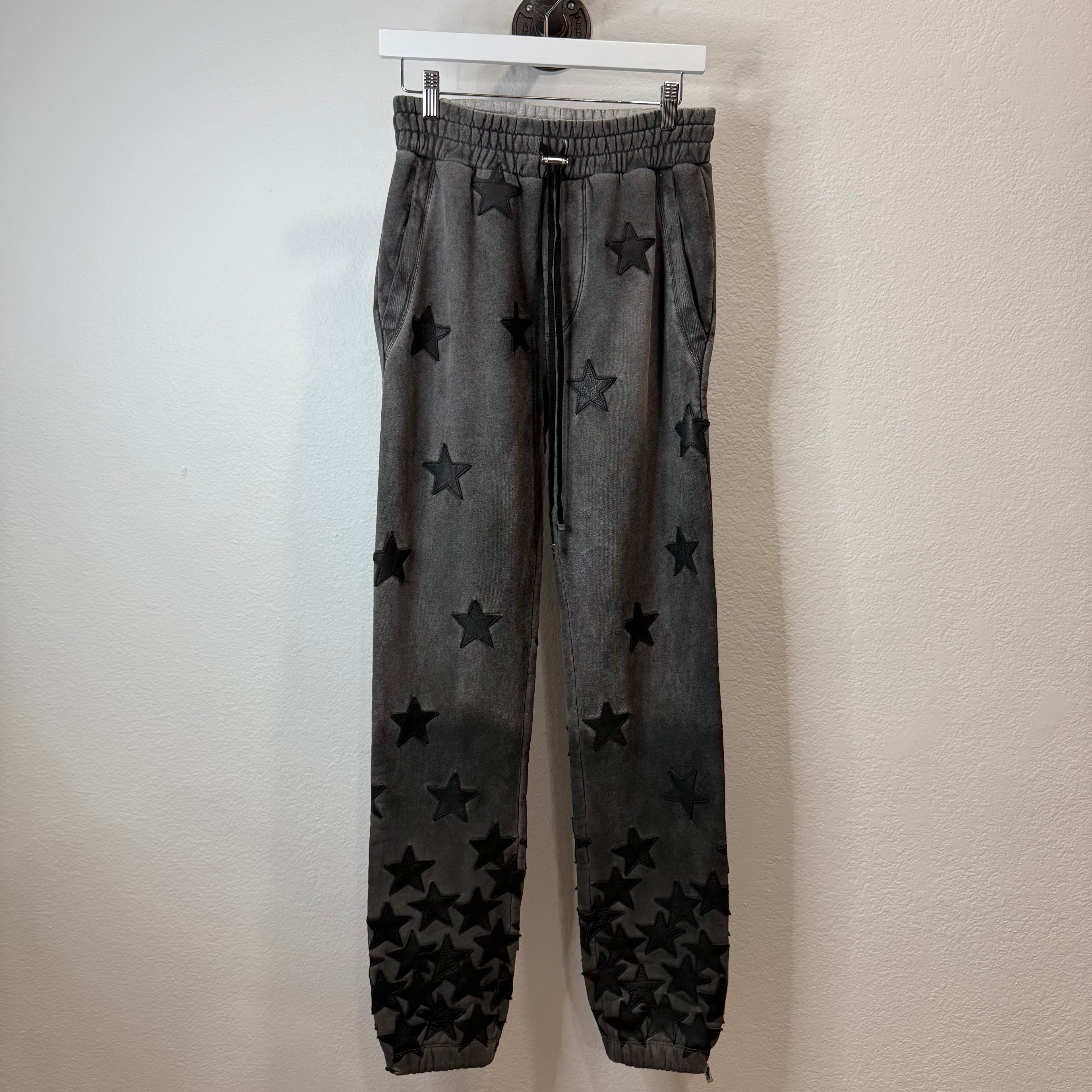 Amiri Chemist Grey Star Patch Sweatpants - Size S