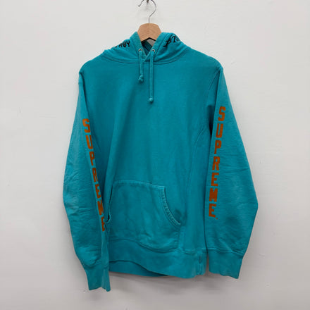 Supreme Thrasher Skater Boyfriend Hoodie Blue - Size M