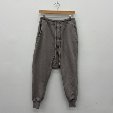 Rick Owens DRKSHDW Drop Crouch Putty Sweatpants - Size XS (30)