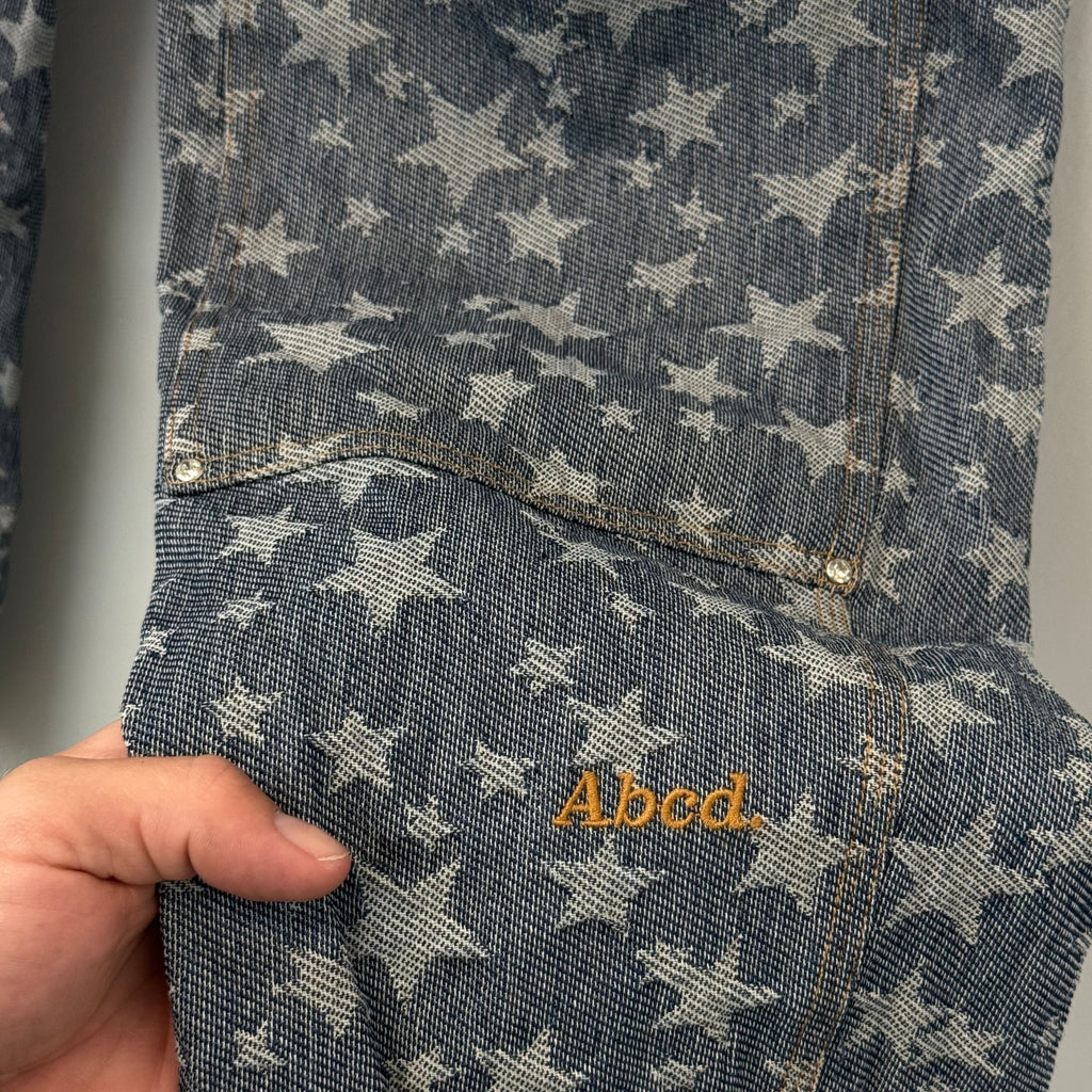 ABC Advisory Board Crystals Star Rivet Double Knee Denim - Size 32