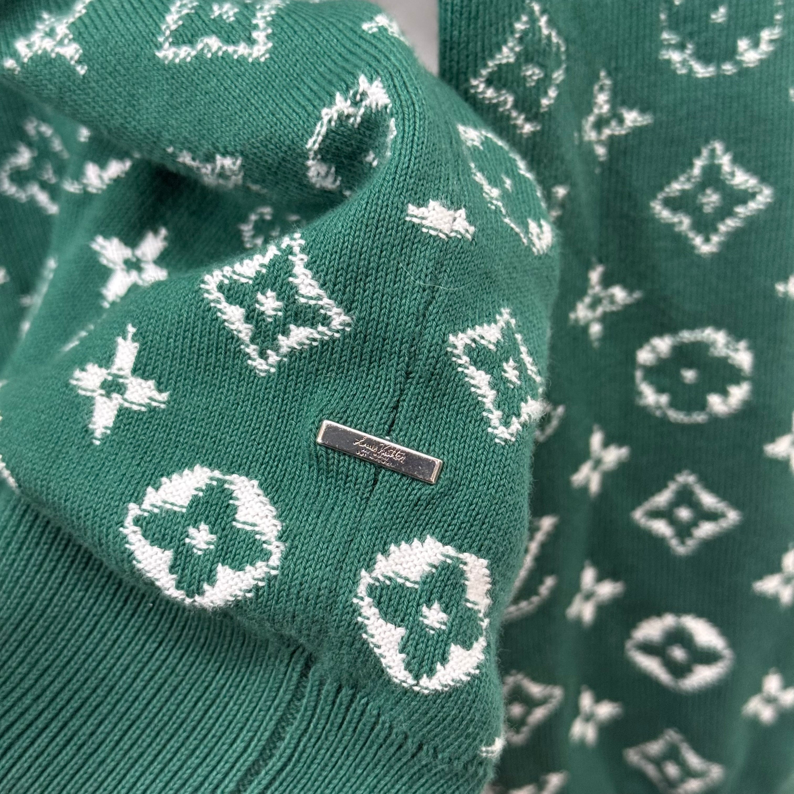 Louis Vuitton Monogram Crewneck Green - Size M