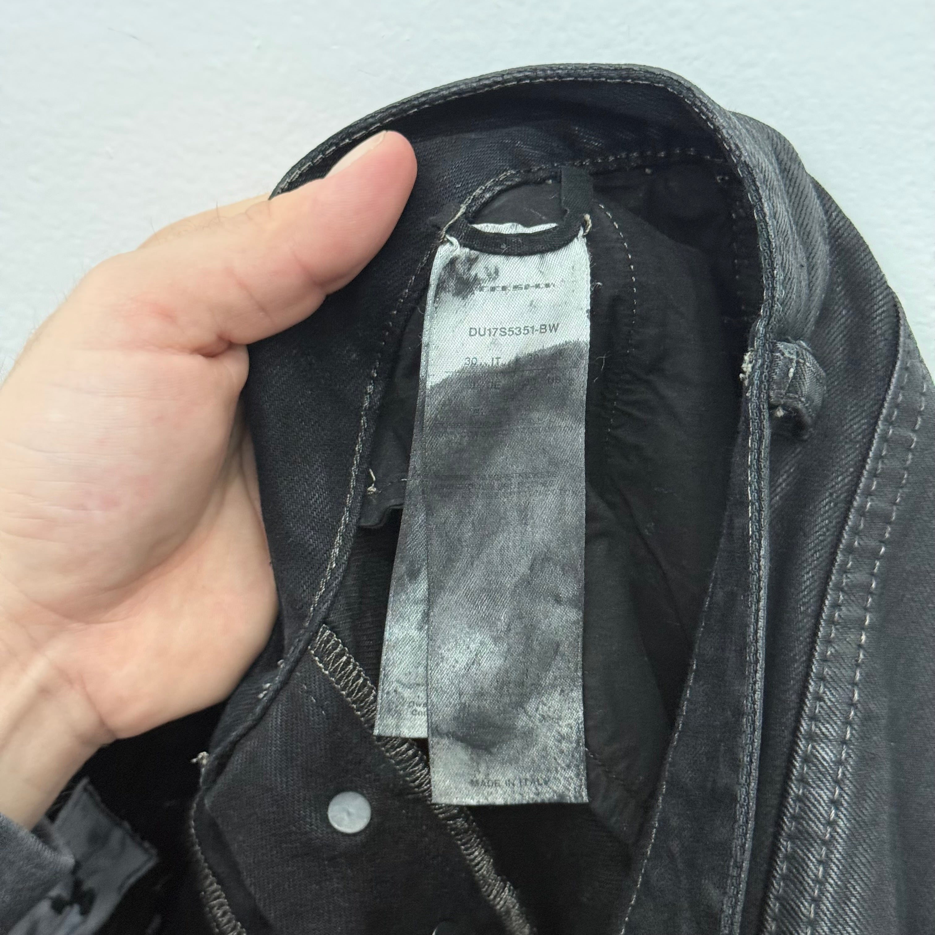 Rick Owens DRKSHDW Waxed Denim - Size 30
