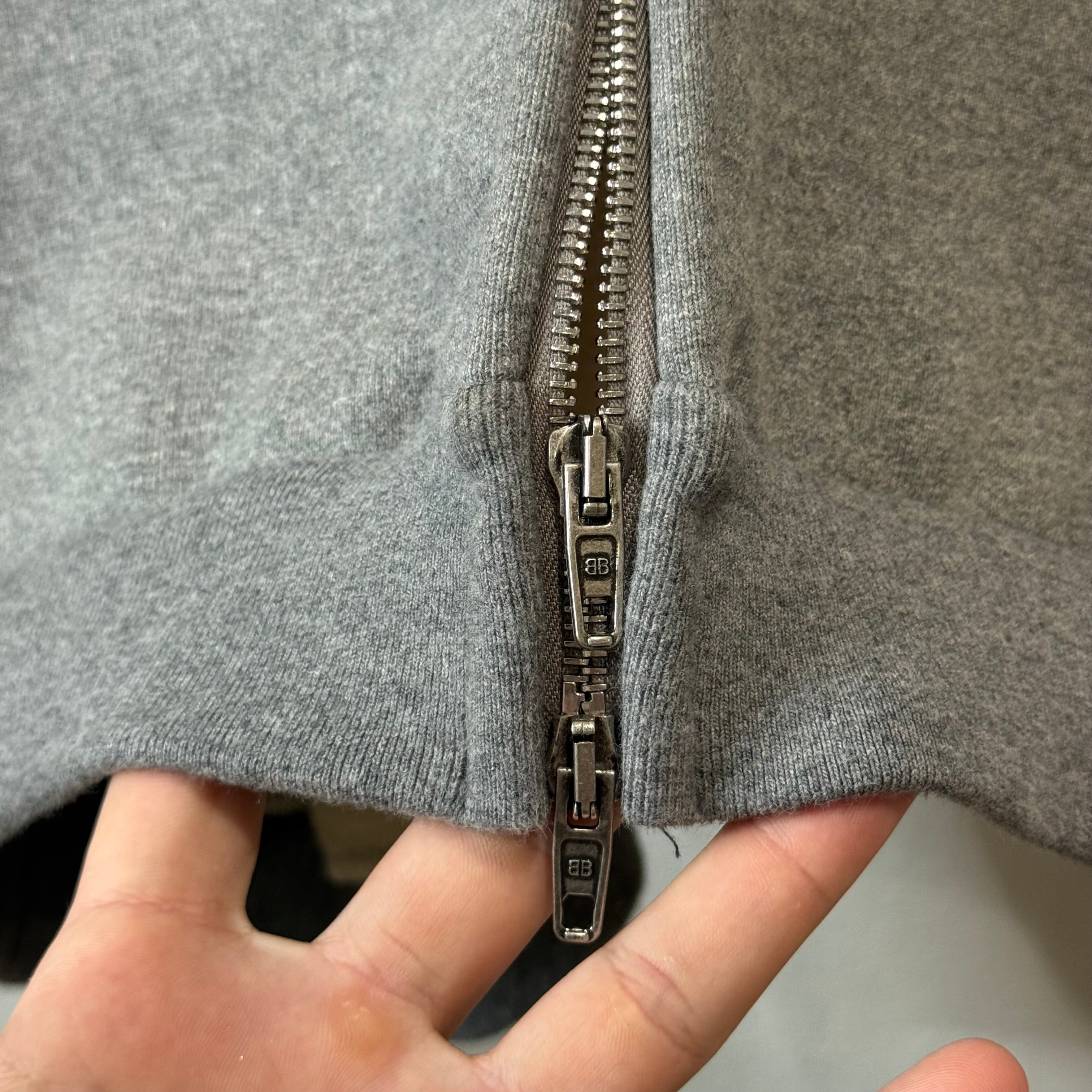 Balenciaga Thermal Lined BB Zip Up Hoodie - Size S