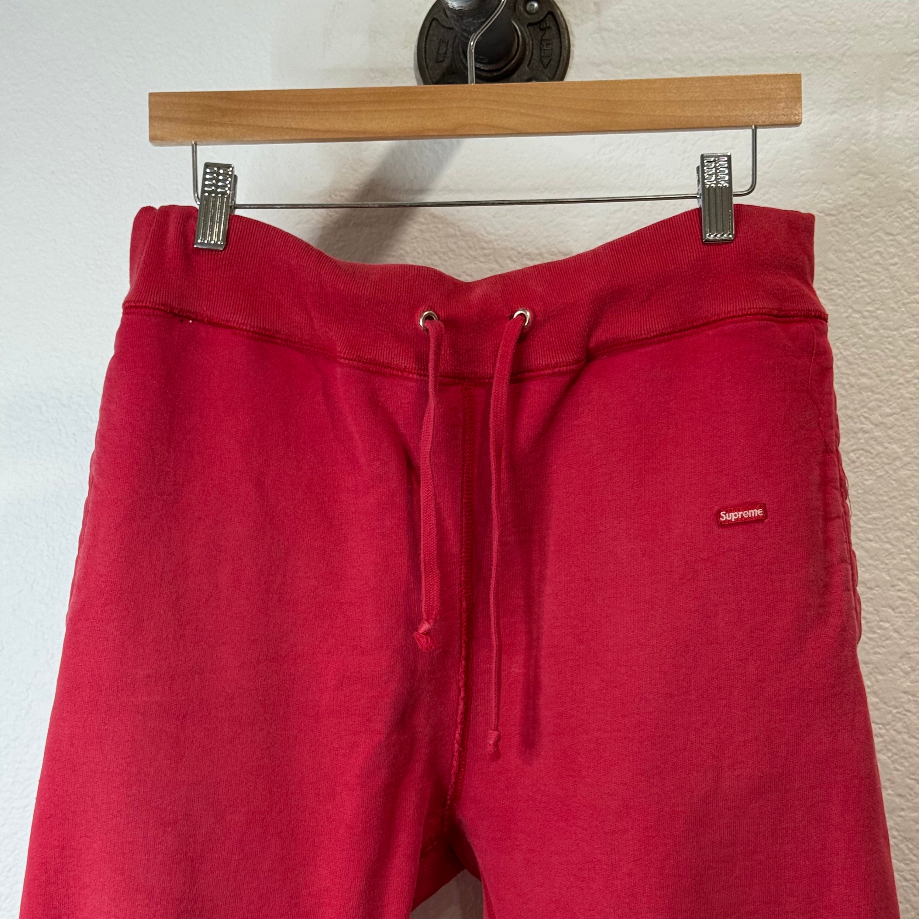 Supreme Red Mini Box Logo Sweatpants - Size M