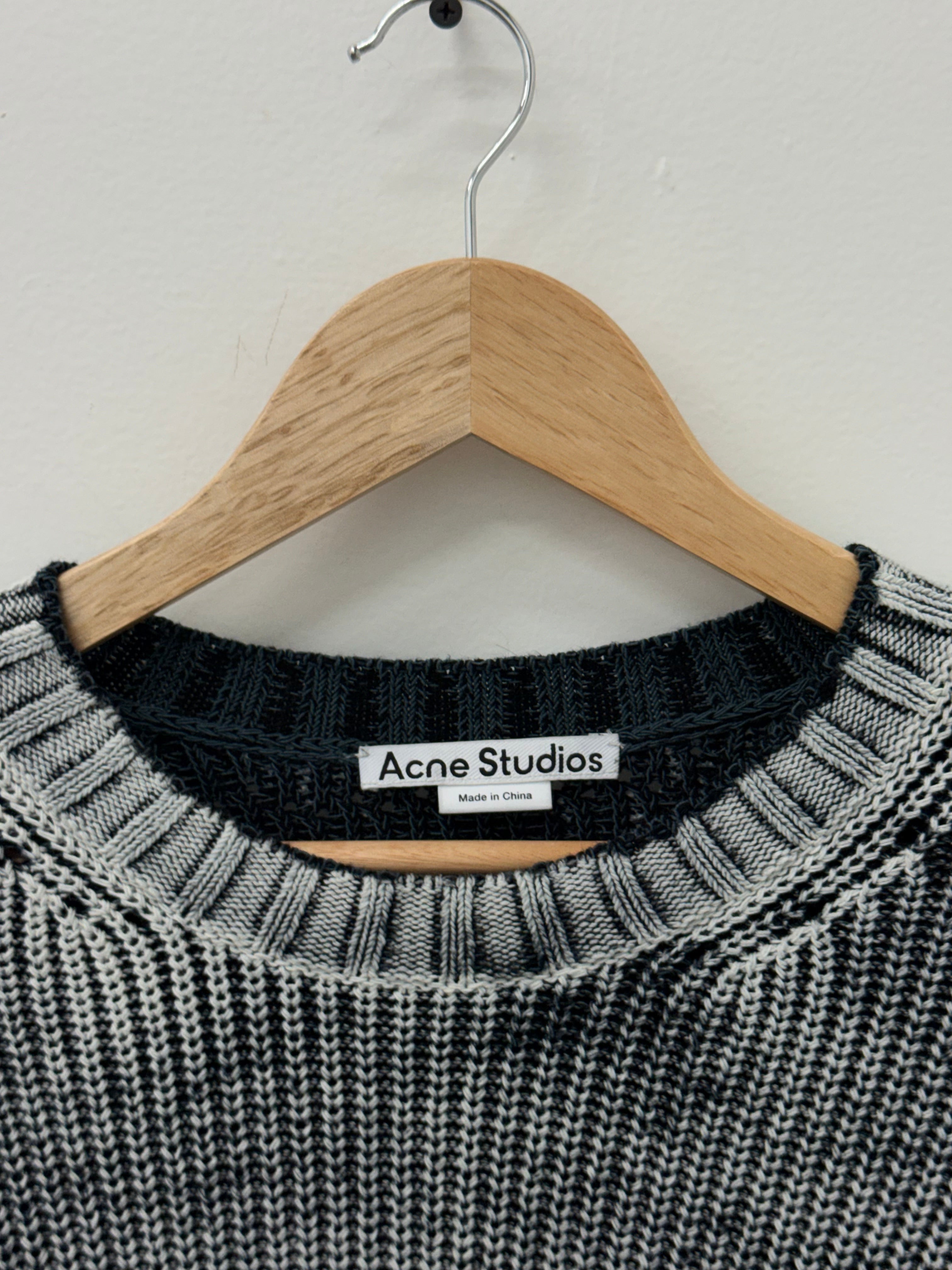 Acne Studios Acid Wash Knit Crewneck - Size XL
