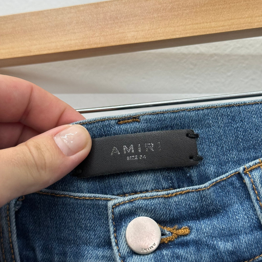 Amiri MX Blue Denim Jeans - Size 34