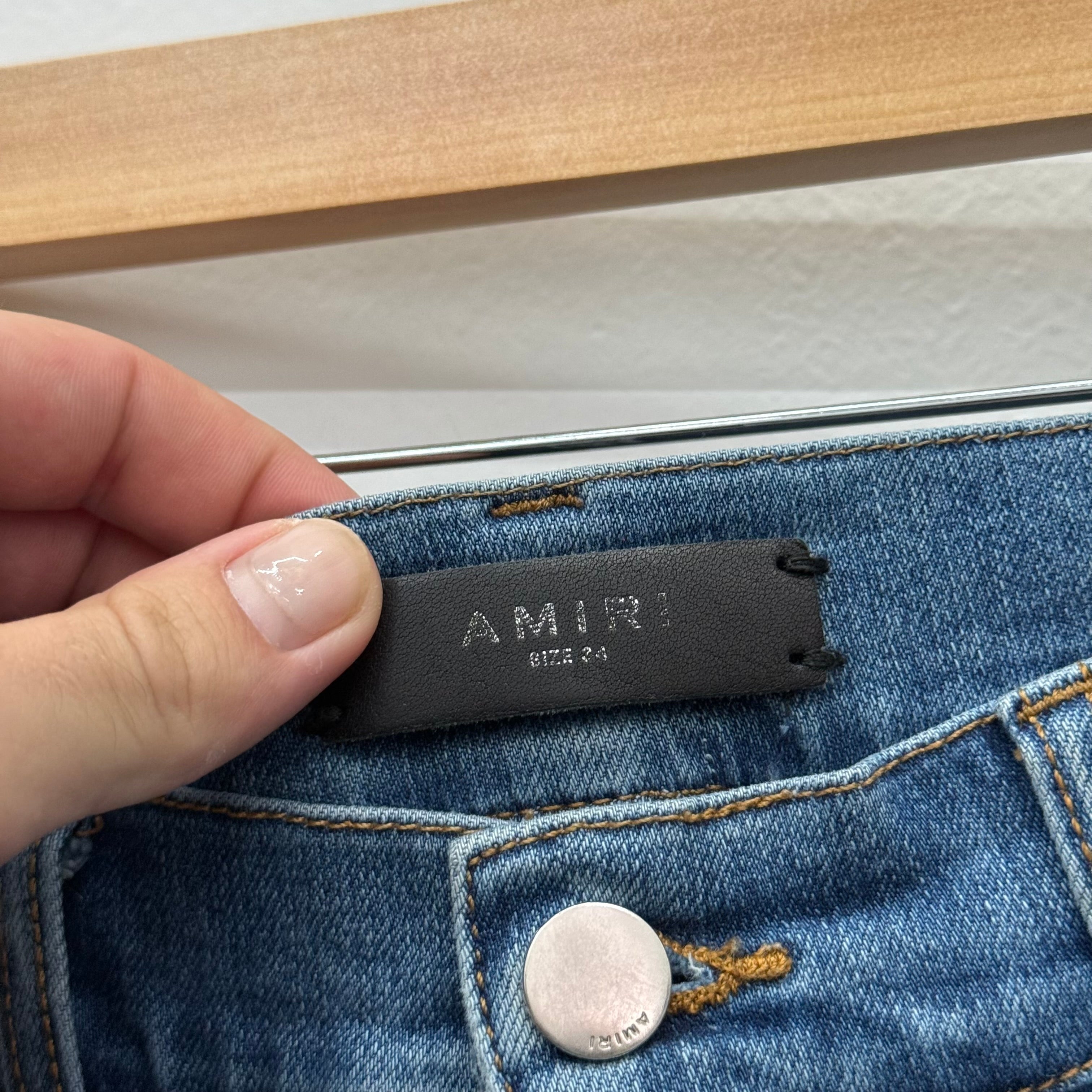 Amiri MX Blue Denim Jeans - Size 34