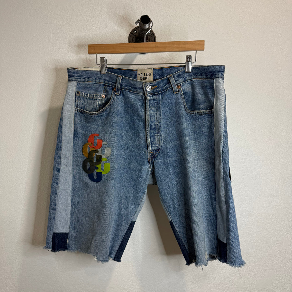 Gallery Dept Denim G Patch Shorts - Size 36