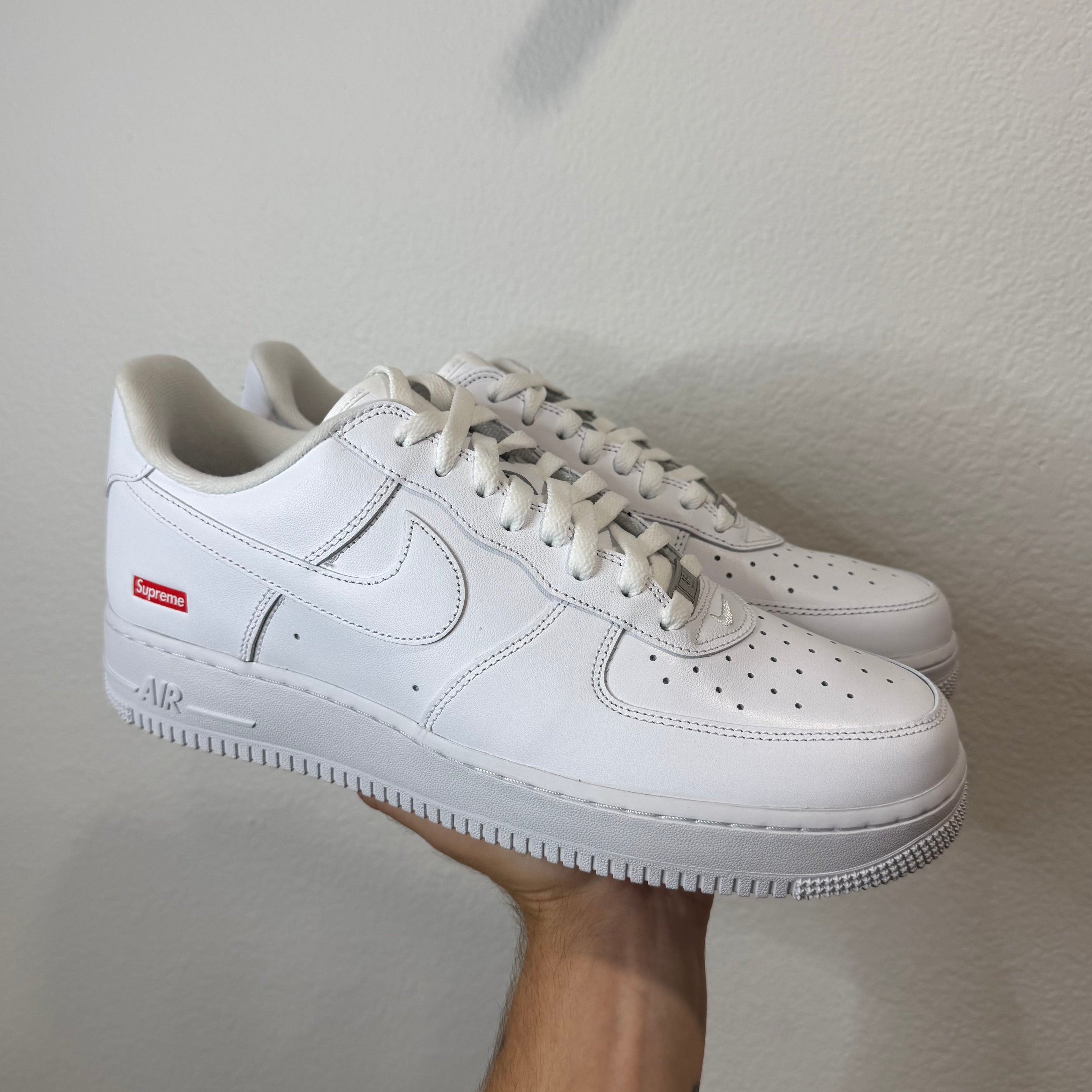 Nike Supreme Air Force 1 White - Size 11.5